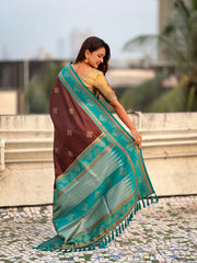 Soft Silk Rangoli Zari Saree – Traditional Edition