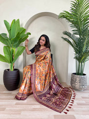 Dola Viscose Digital Printed Pichwai Saree
