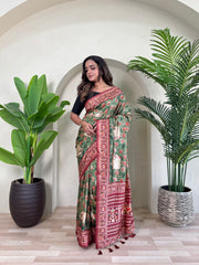 Dola Viscose Digital Printed Pichwai Saree