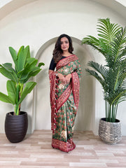 Dola Viscose Digital Printed Pichwai Saree
