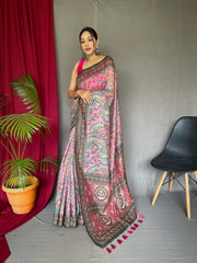 Malai Cotton Digital Printed Kalamkari Saree