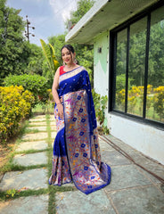Authentic Paithani Soft Silk Saree