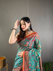 Kalamkari Printed Pure Malai Cotton Saree