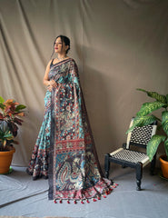 Soft Cotton Kalamkari Printed Saree