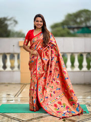 Soft Silk Kanjivaram Paithani Saree