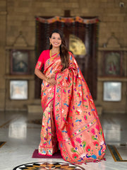 Soft Silk Kanjivaram Paithani Saree