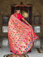 Soft Silk Kanjivaram Paithani Saree