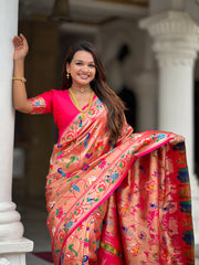 Soft Silk Kanjivaram Paithani Saree