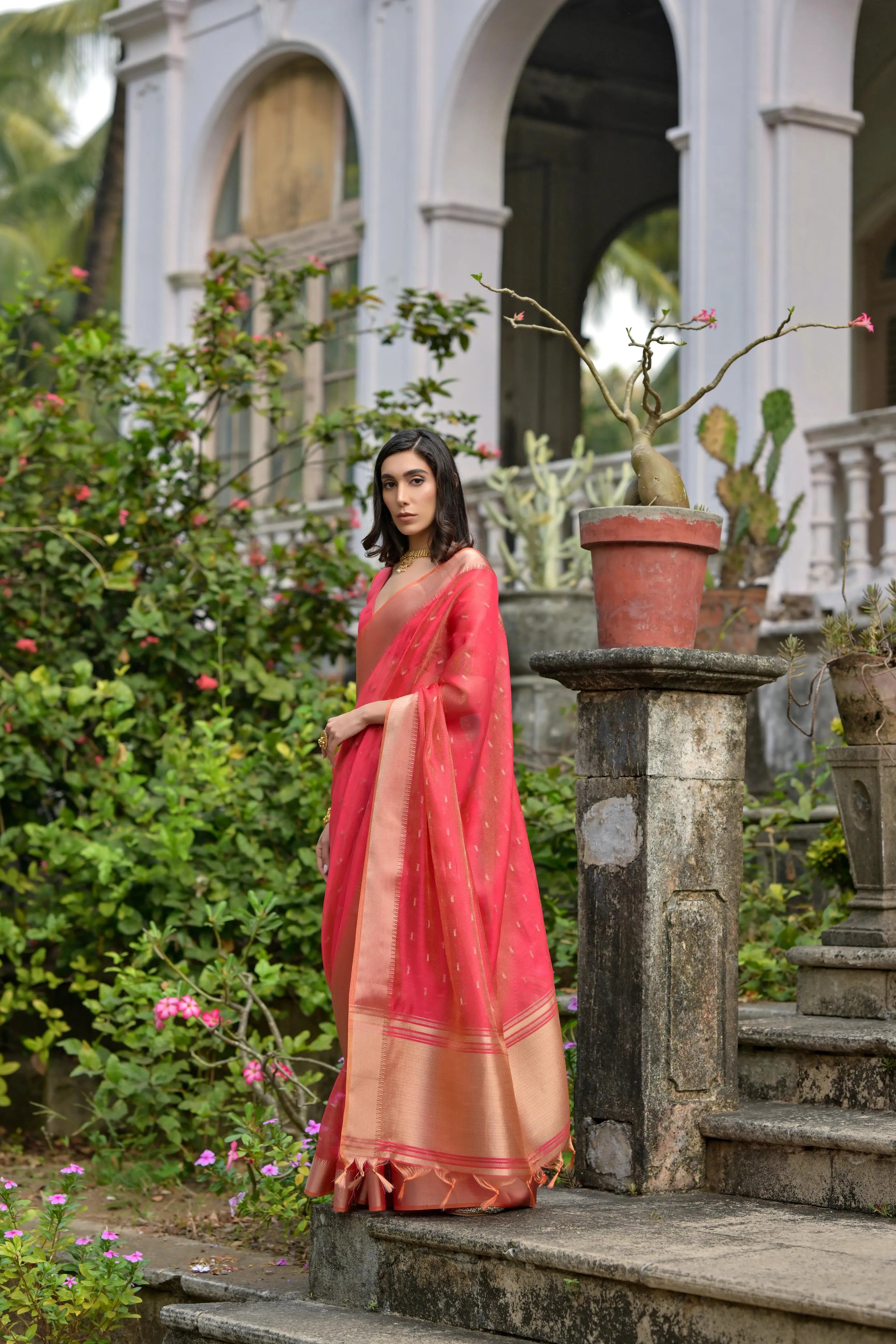 Soft Kalyani Silk Zari Weaving Pallu Saree