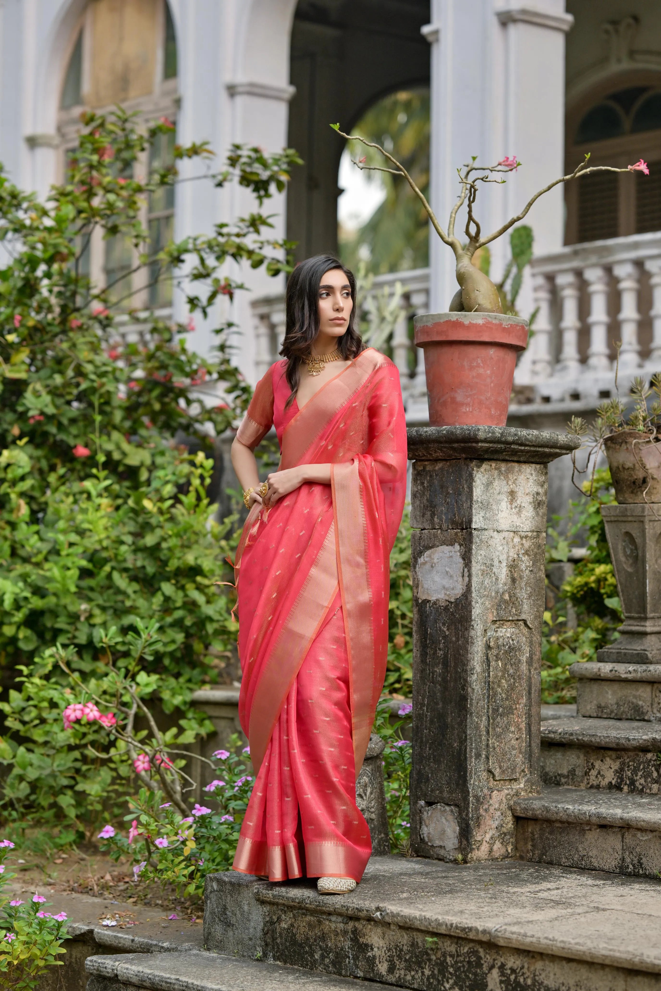 Soft Kalyani Silk Zari Weaving Pallu Saree