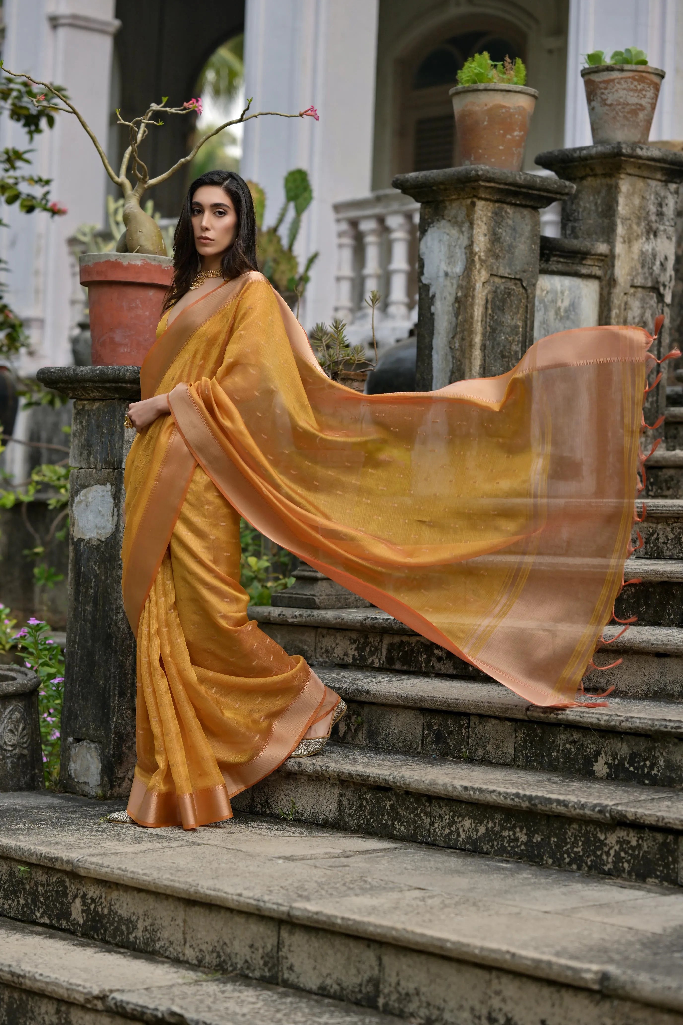 Soft Kalyani Silk Zari Weaving Pallu Saree