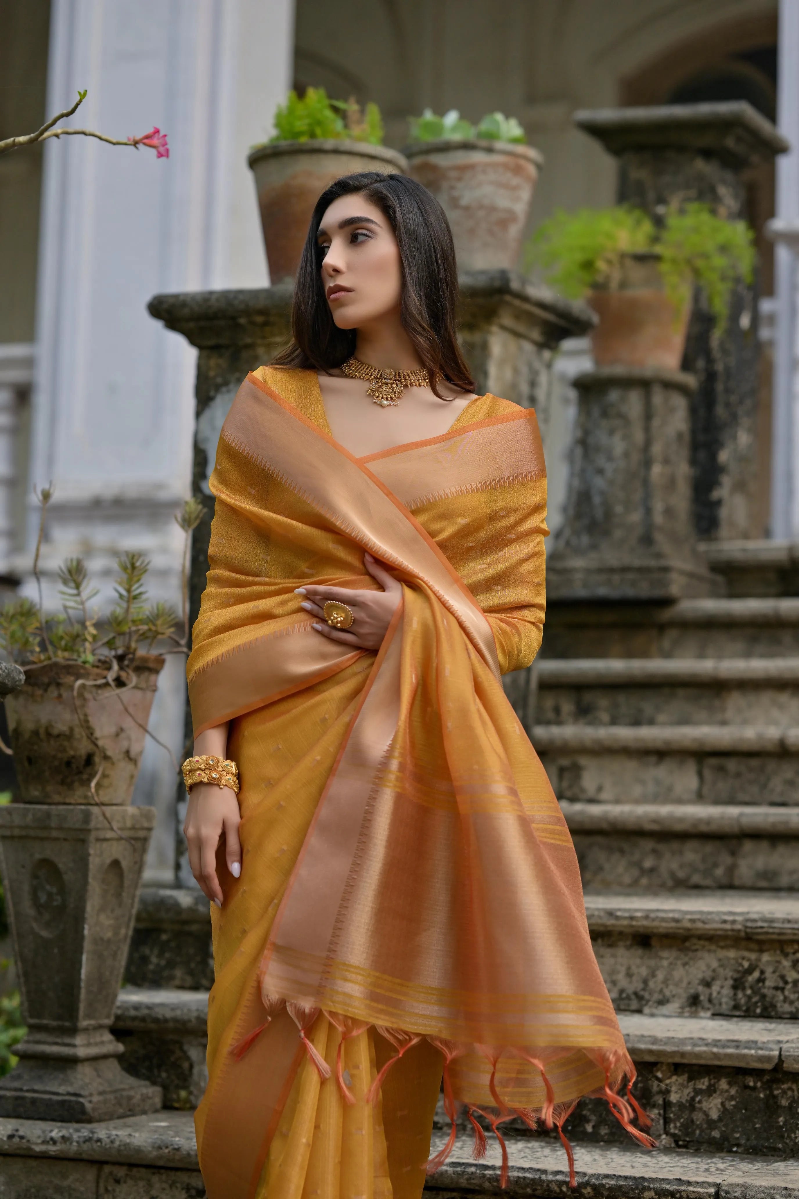 Soft Kalyani Silk Zari Weaving Pallu Saree