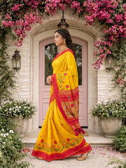Designer Lotus Weaving Pichwai Paithani Saree