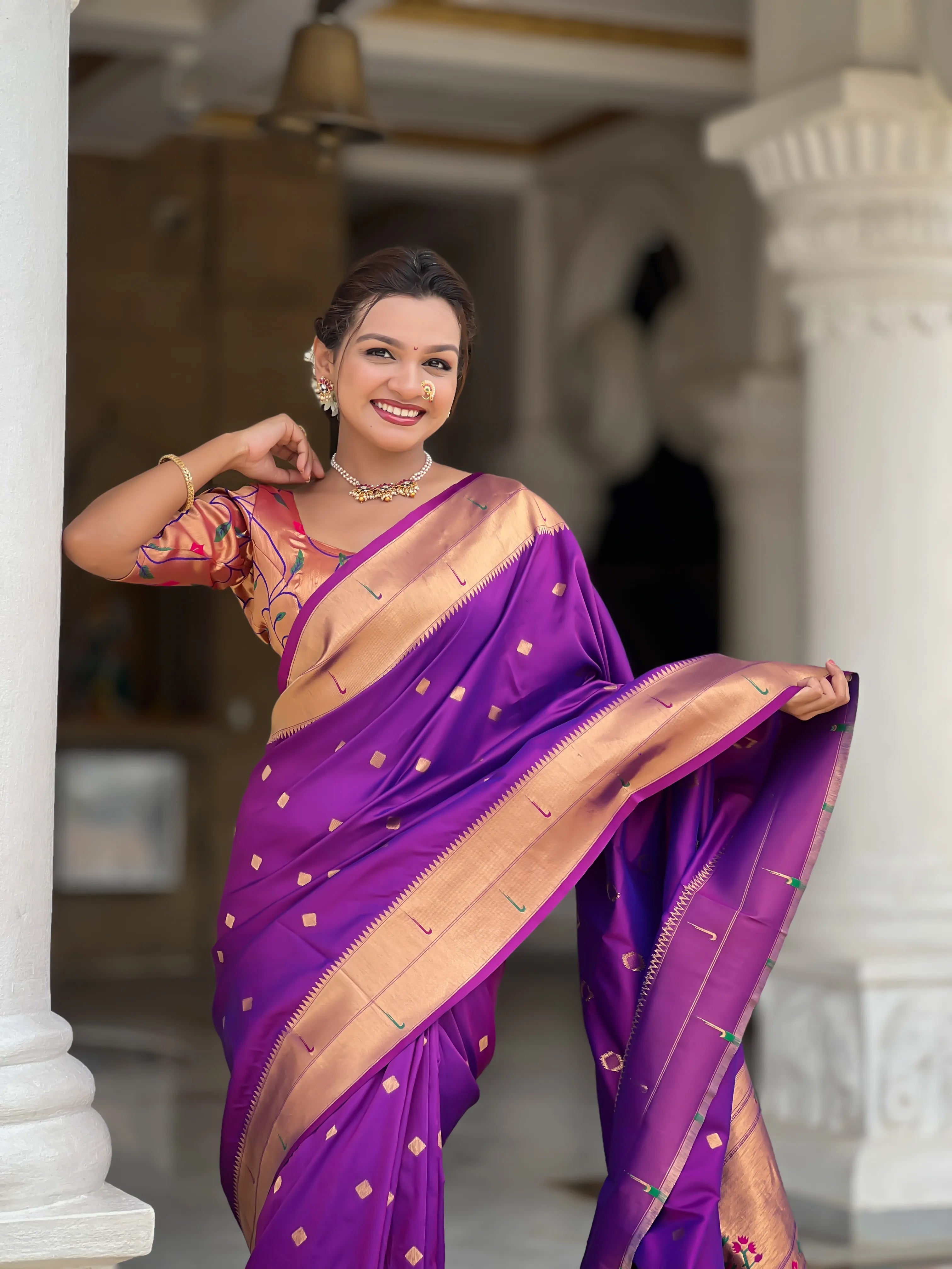 Soft Silk Designer Paithani Saree