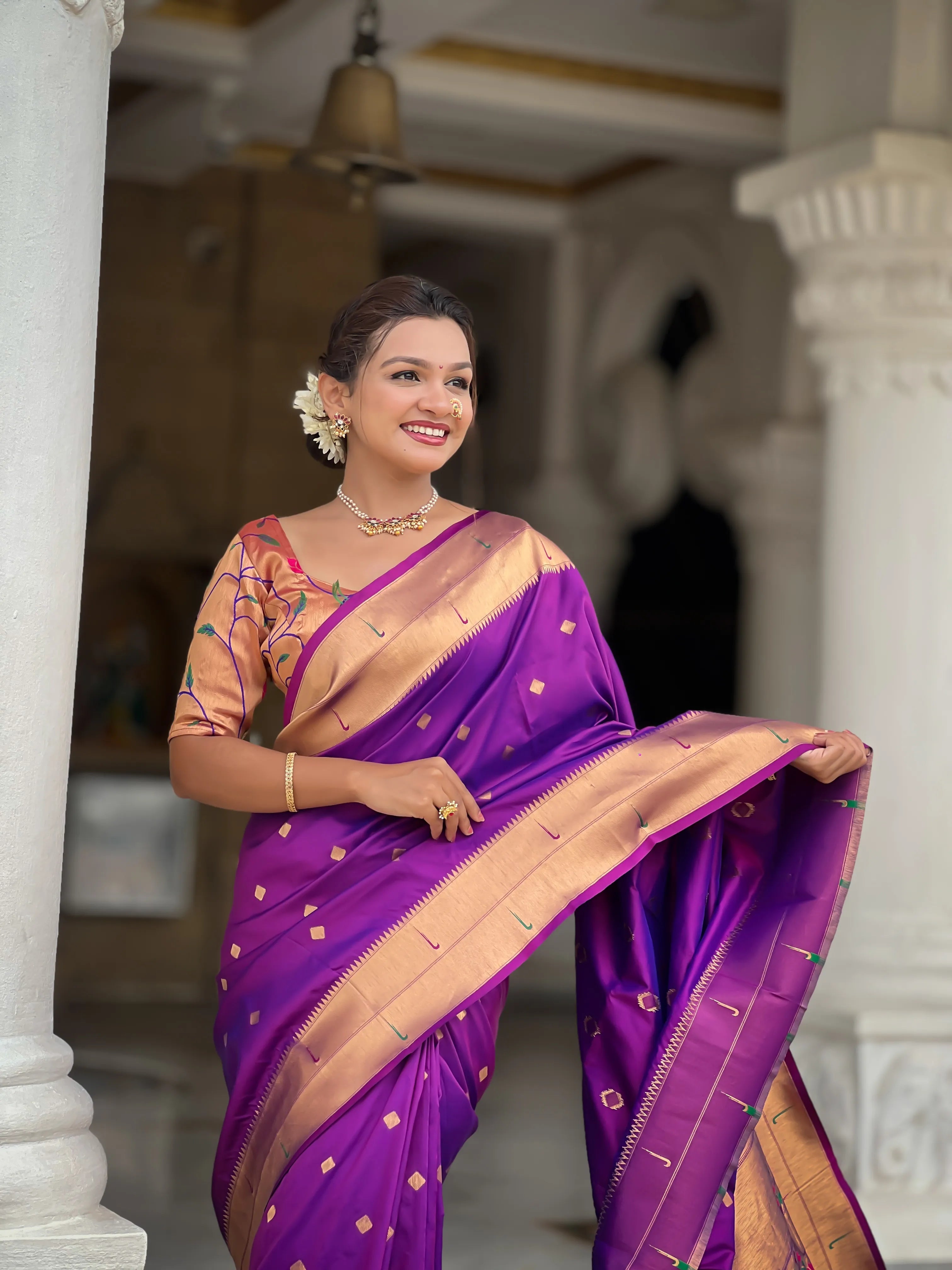 Soft Silk Designer Paithani Saree