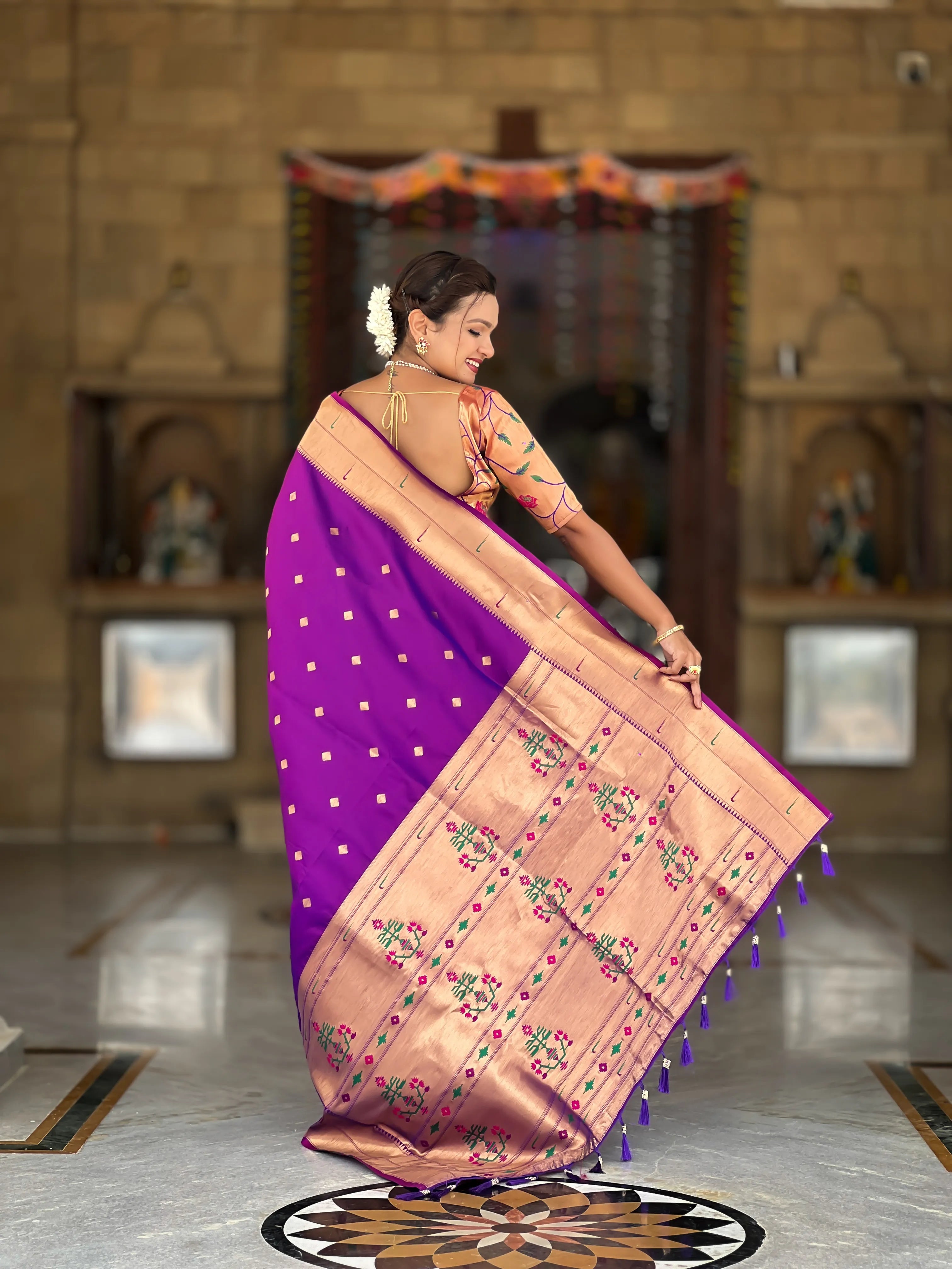 Soft Silk Designer Paithani Saree