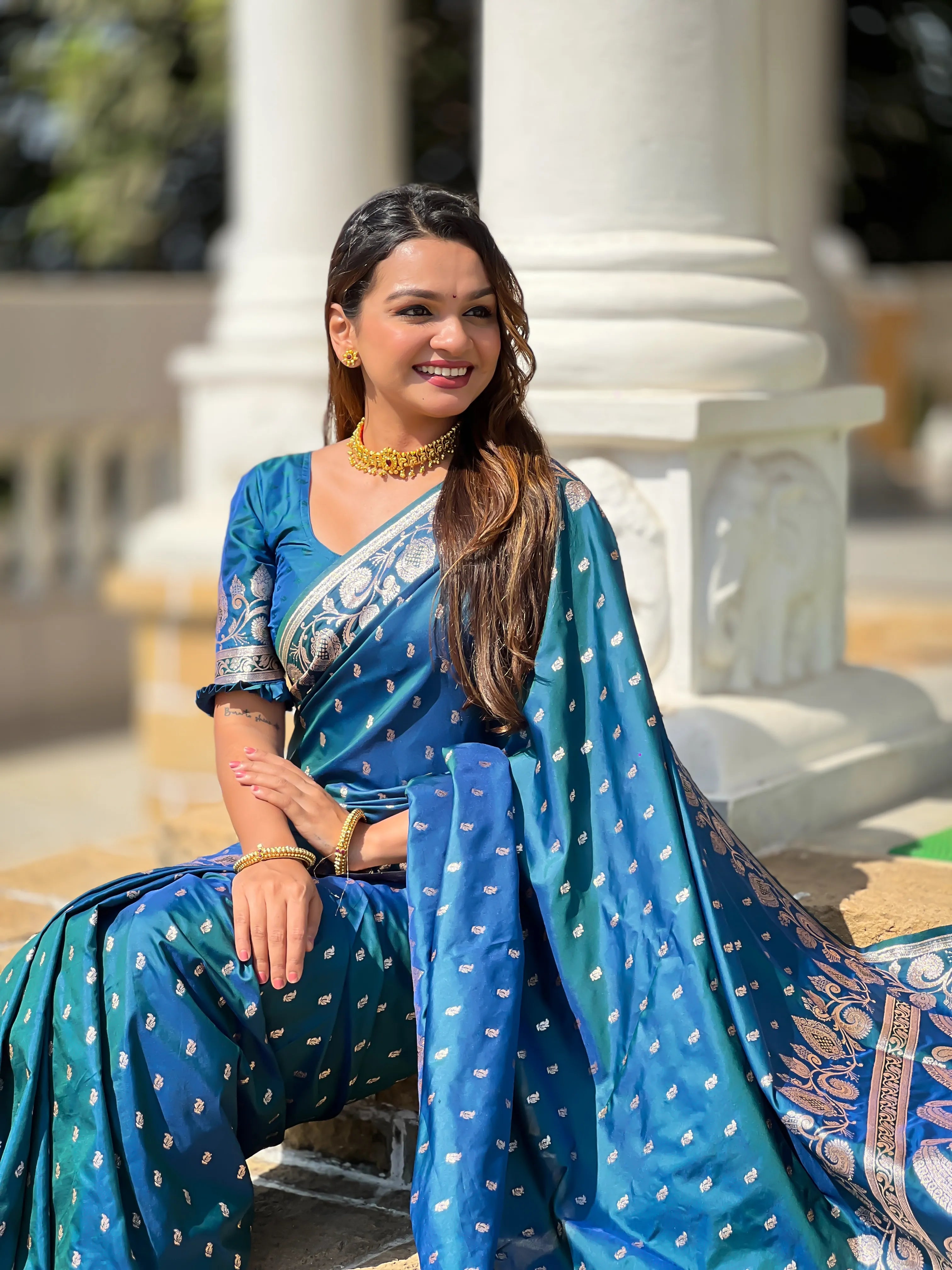 Soft Silk Banarasi Rich Pallu Saree