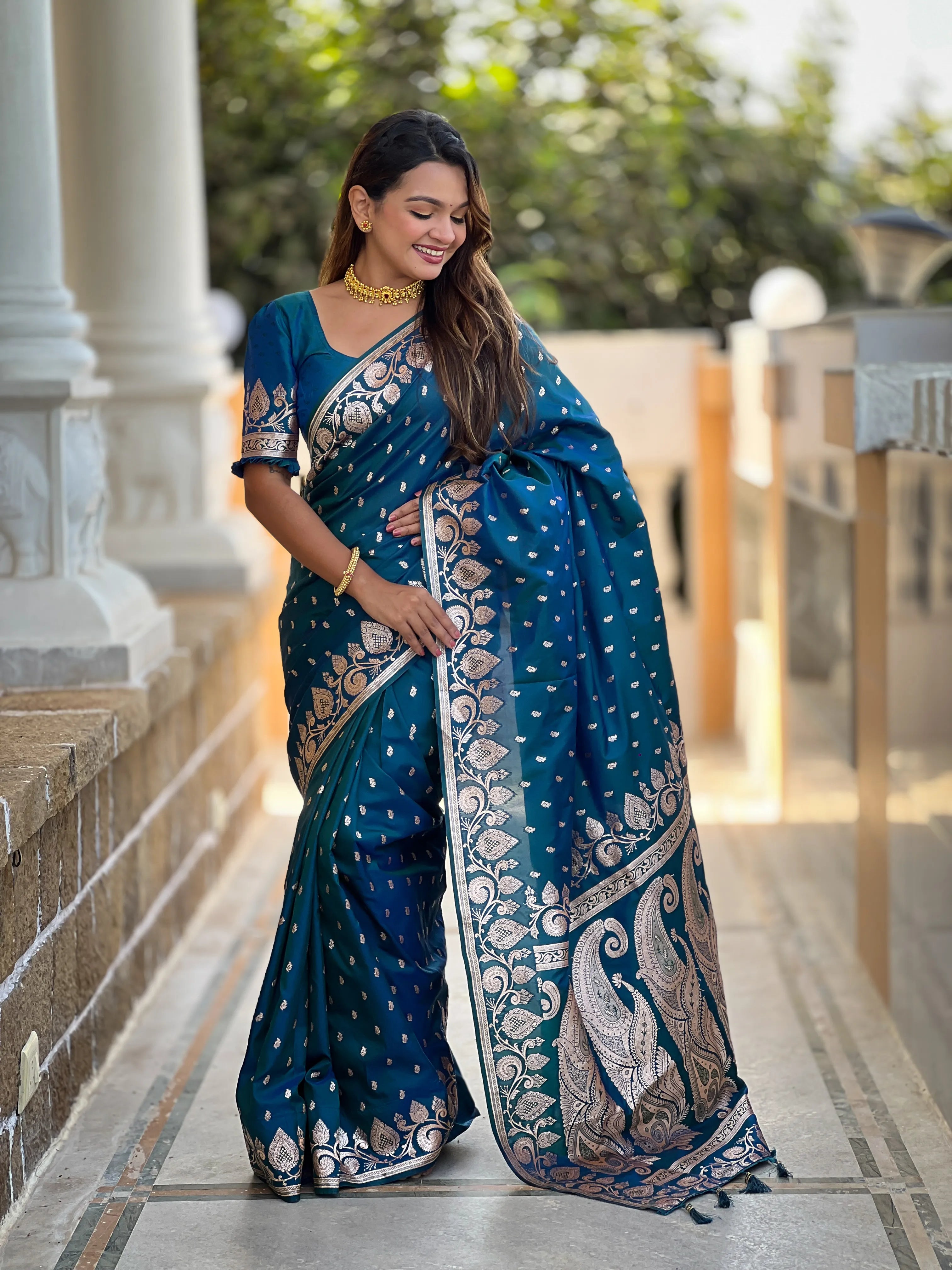 Soft Silk Banarasi Rich Pallu Saree