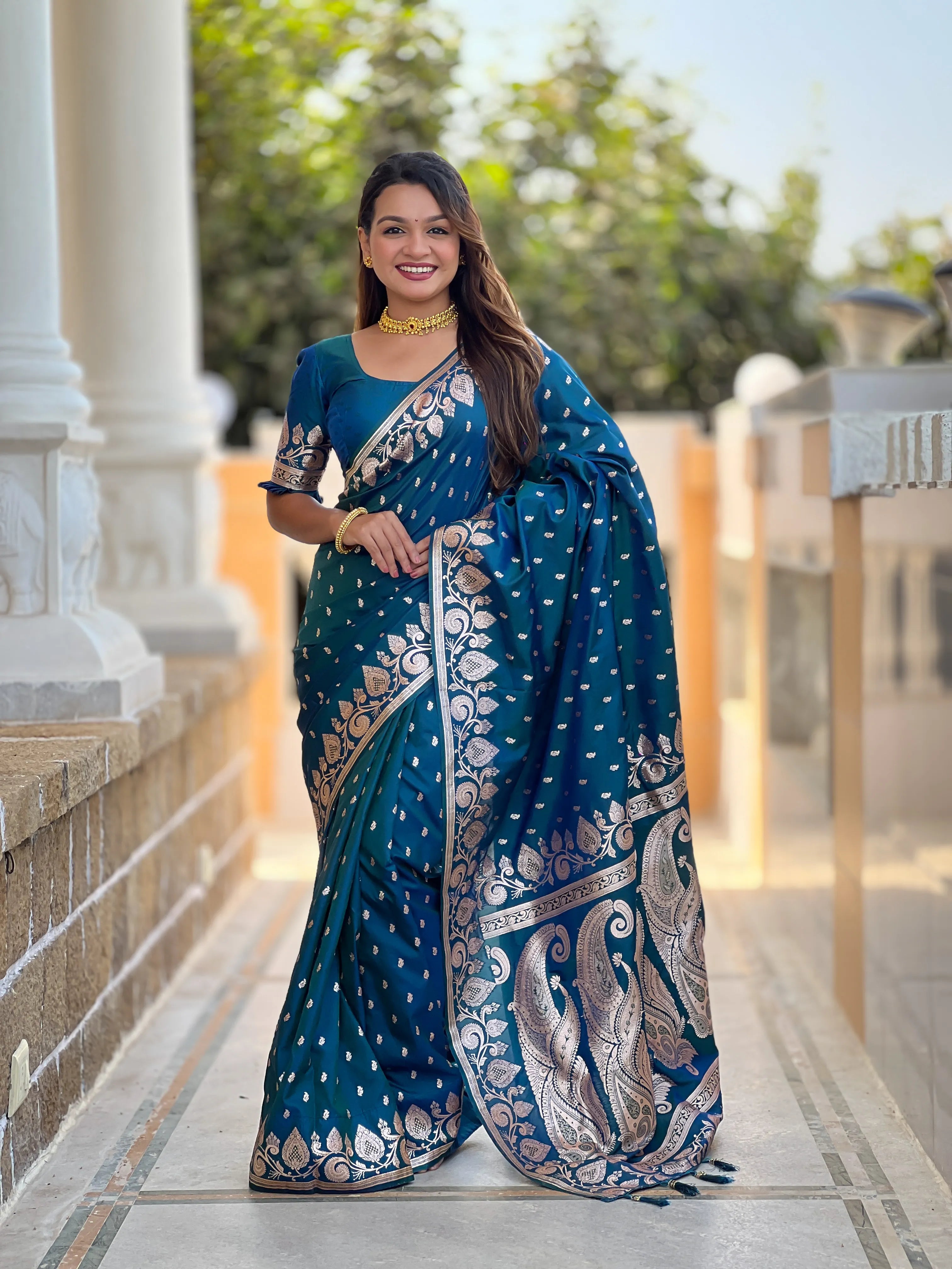 Soft Silk Banarasi Rich Pallu Saree