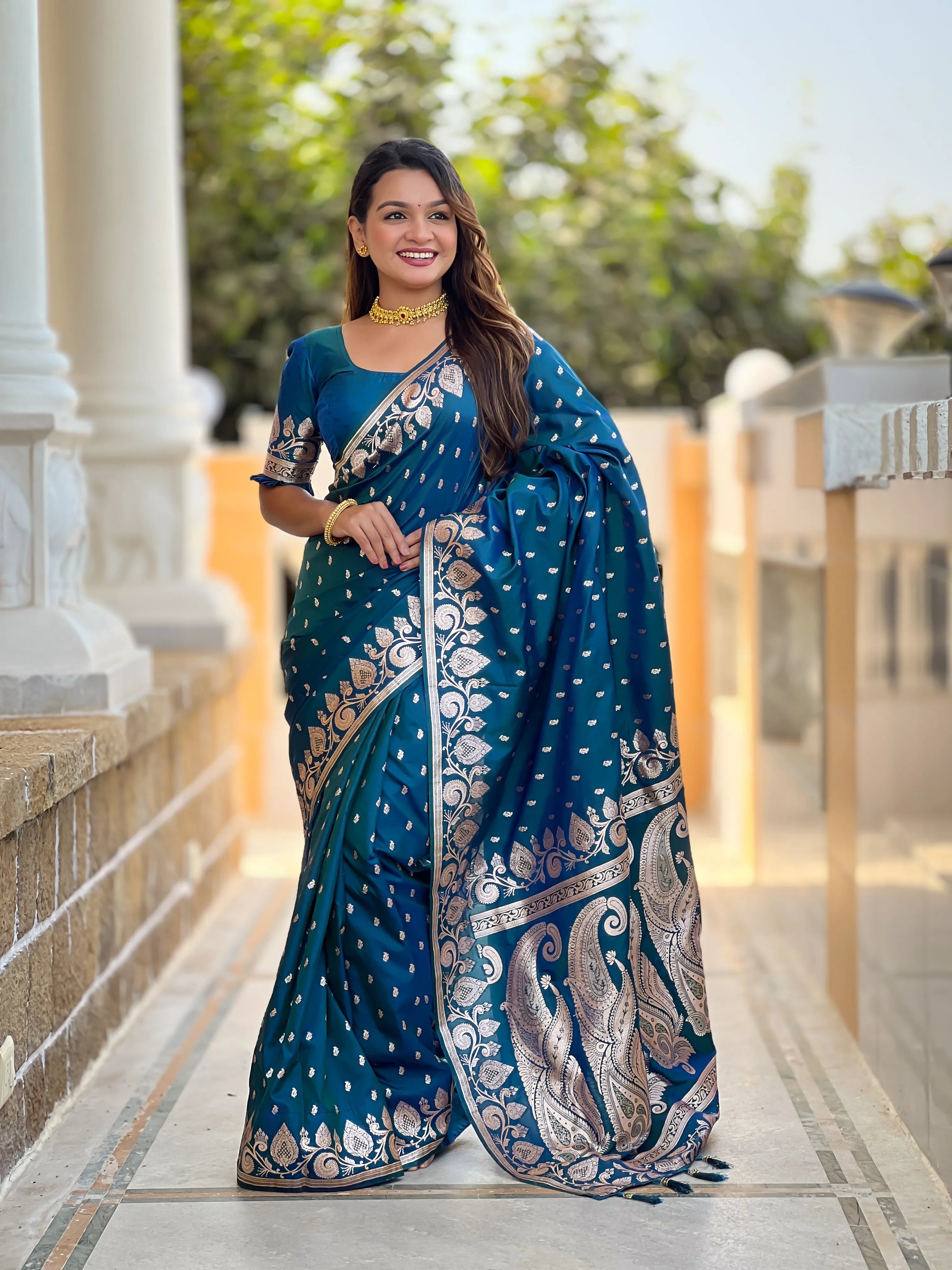 Soft Silk Banarasi Rich Pallu Saree