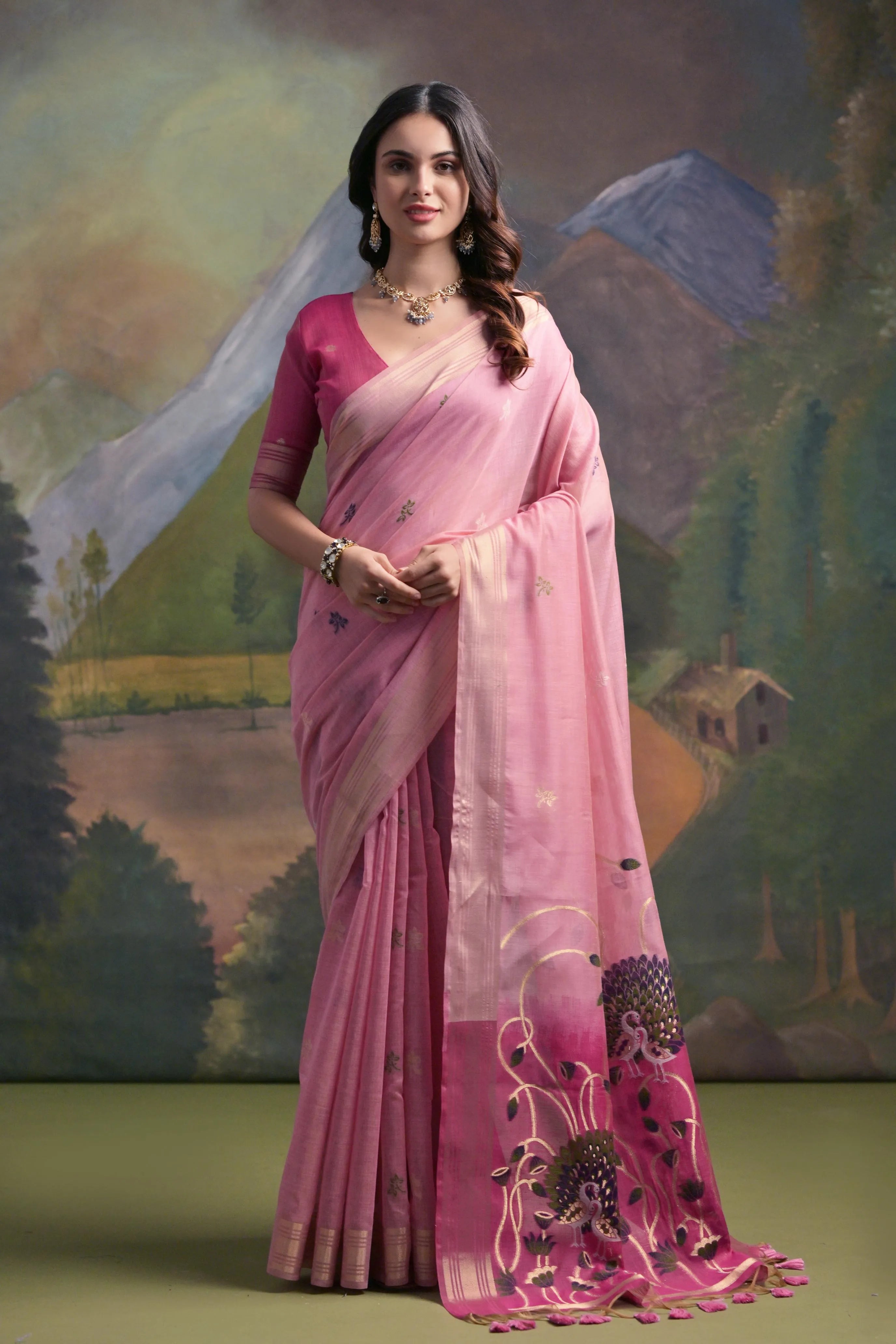 Premium Muga Silk Weaving Saree | Festive & Wedding Wear