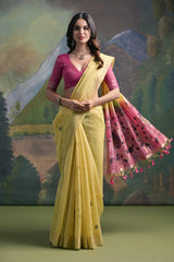 Premium Muga Silk Weaving Saree | Festive & Wedding Wear