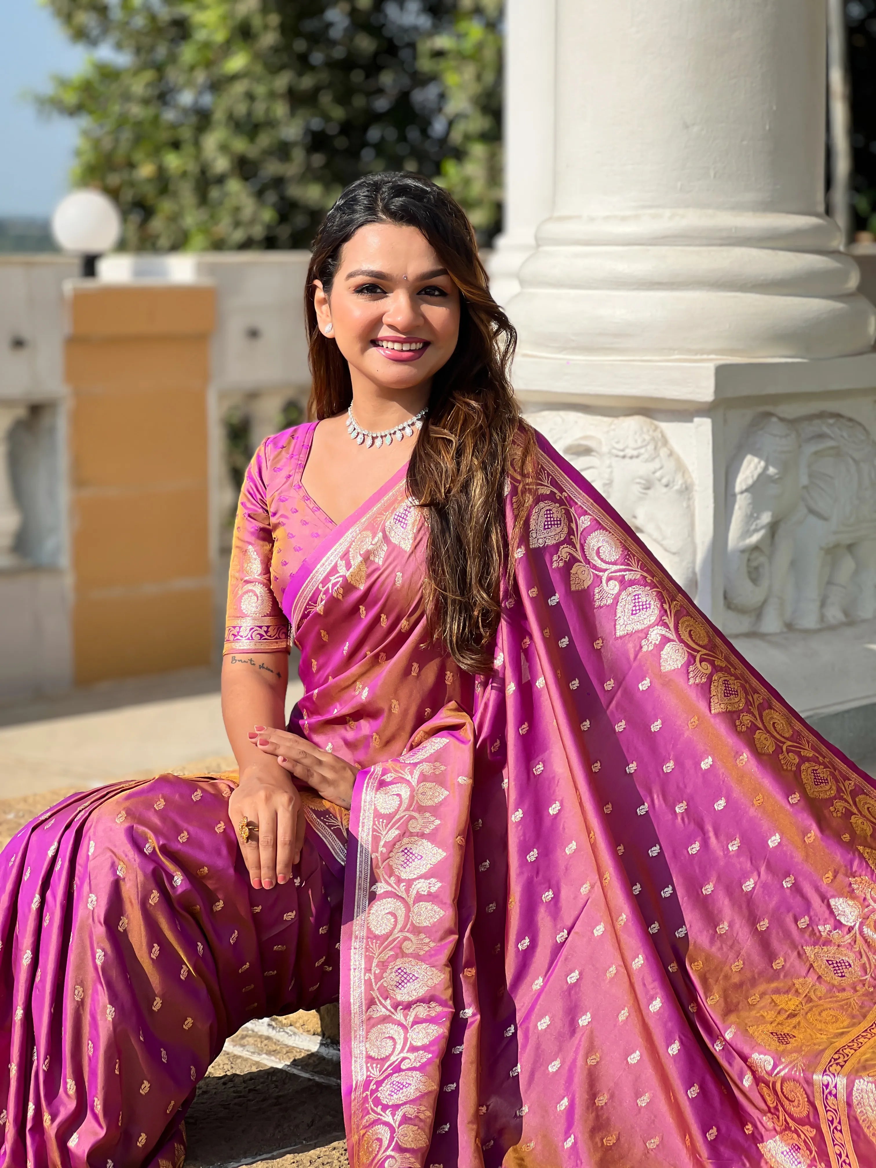 Soft Silk Banarasi Rich Pallu Saree