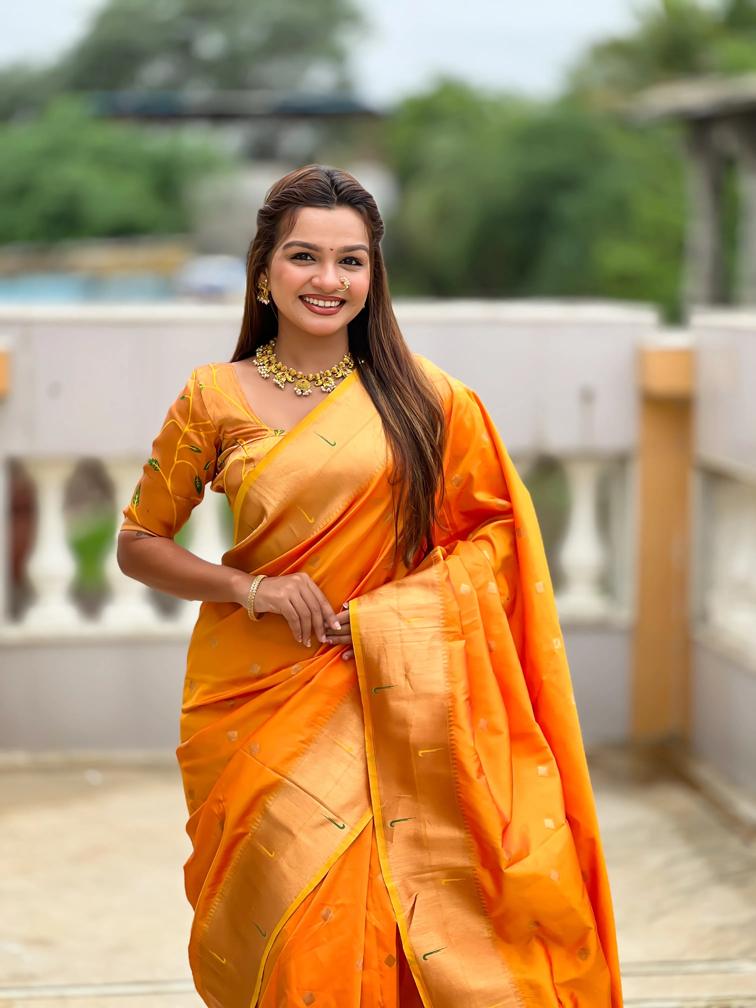 Soft Silk Designer Paithani Saree