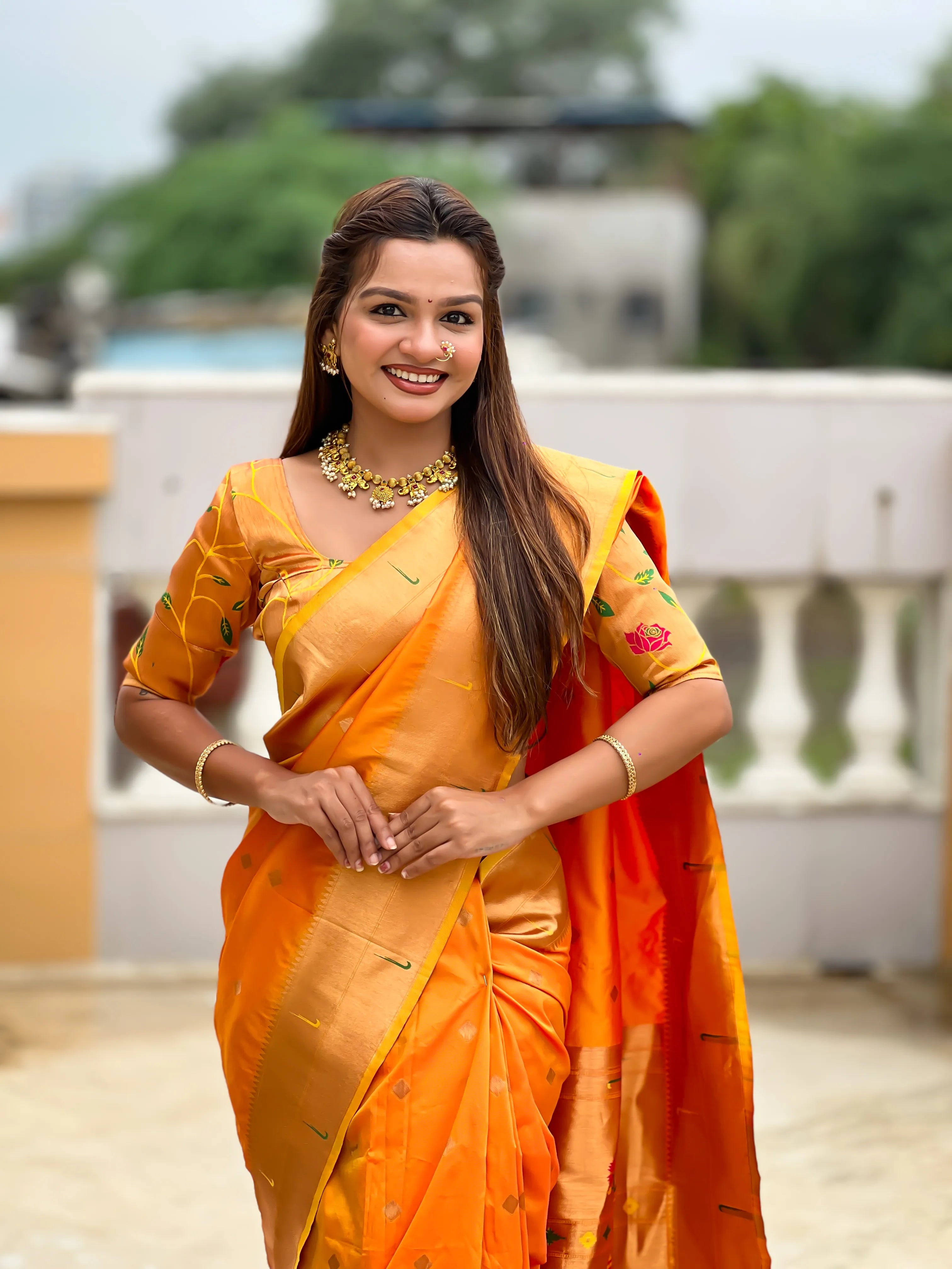 Soft Silk Designer Paithani Saree