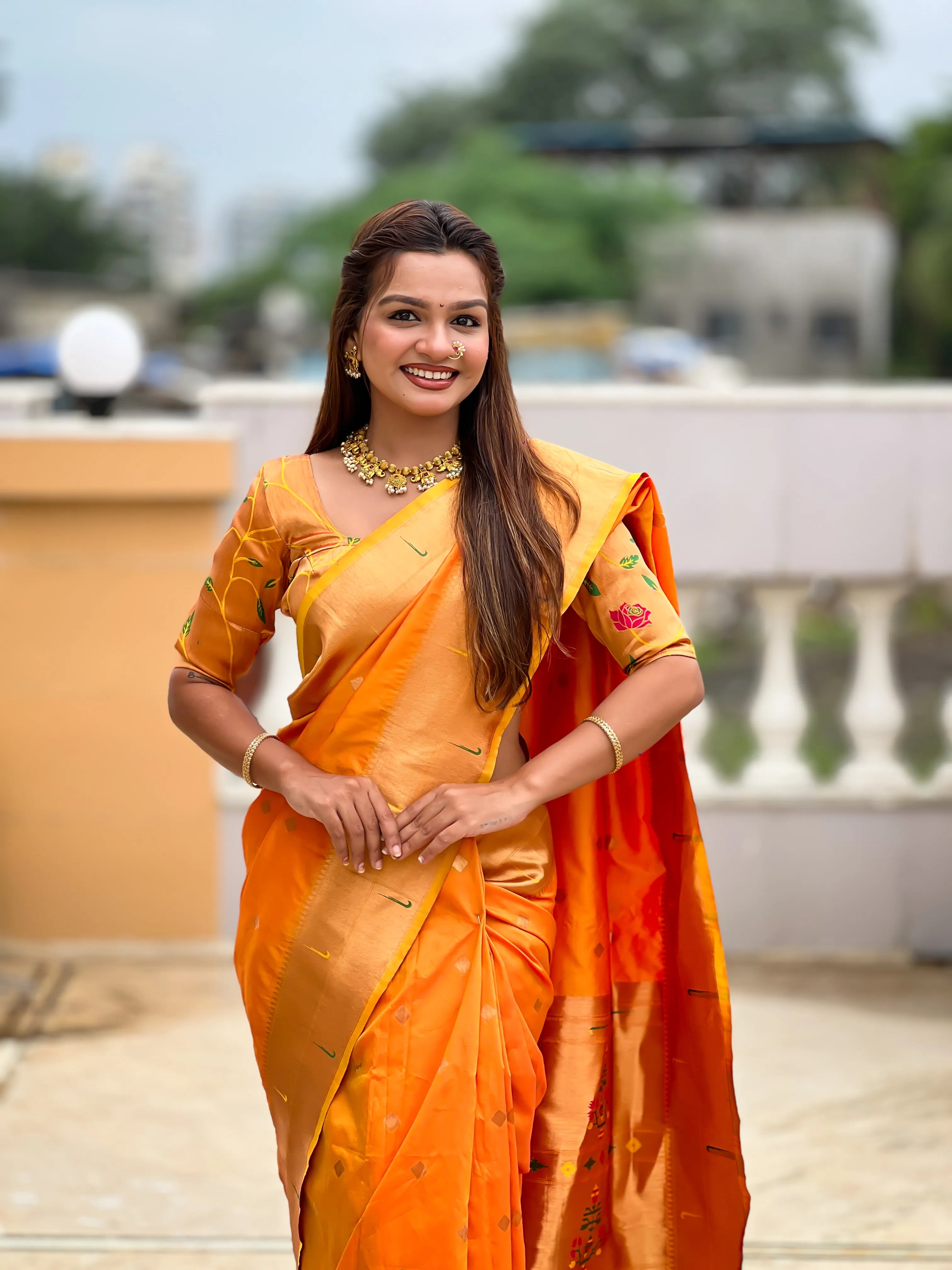 Soft Silk Designer Paithani Saree