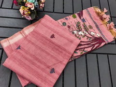 Ghicha Cotton Designer Weaving Saree