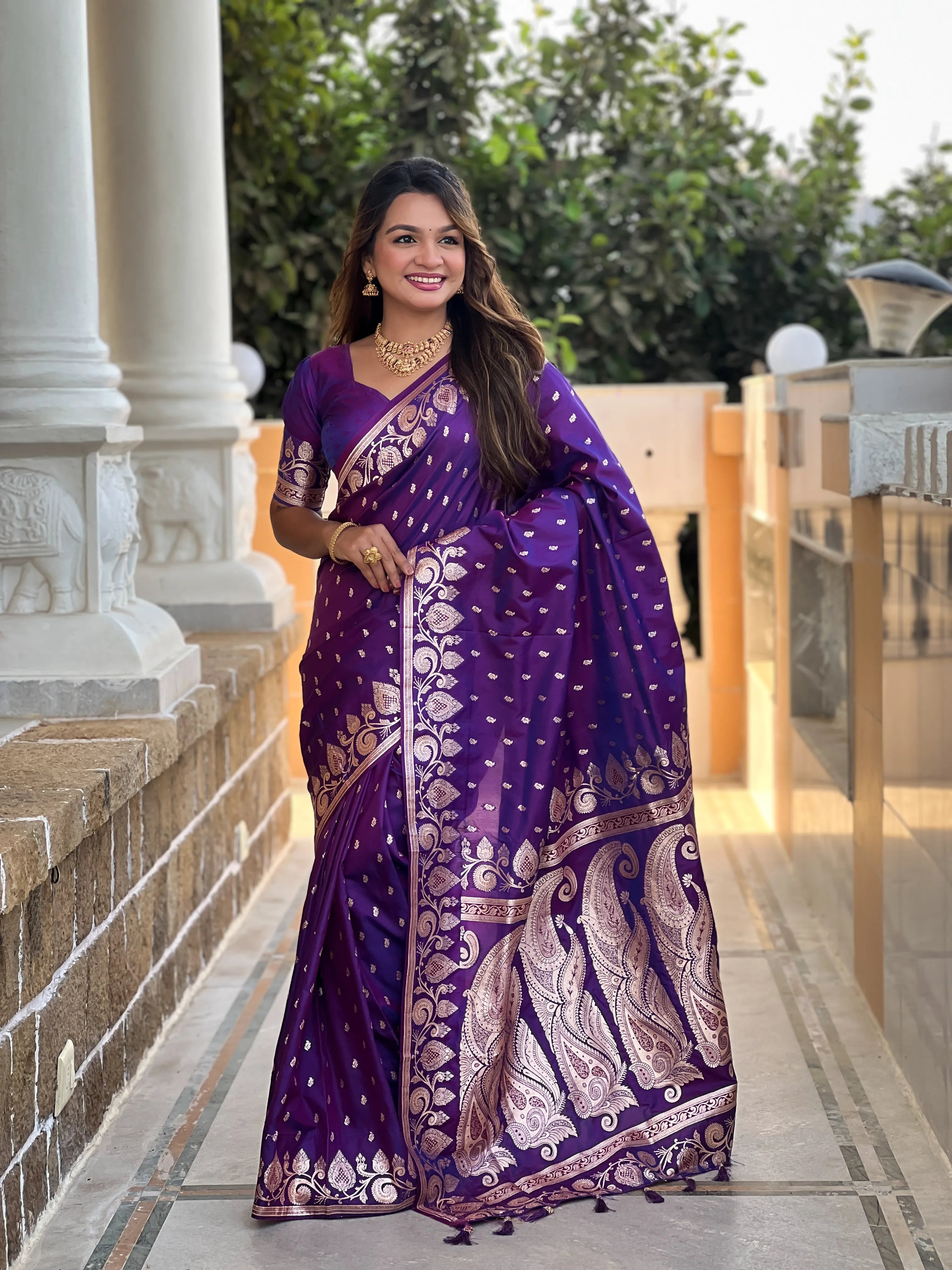 Soft Silk Banarasi Rich Pallu Saree