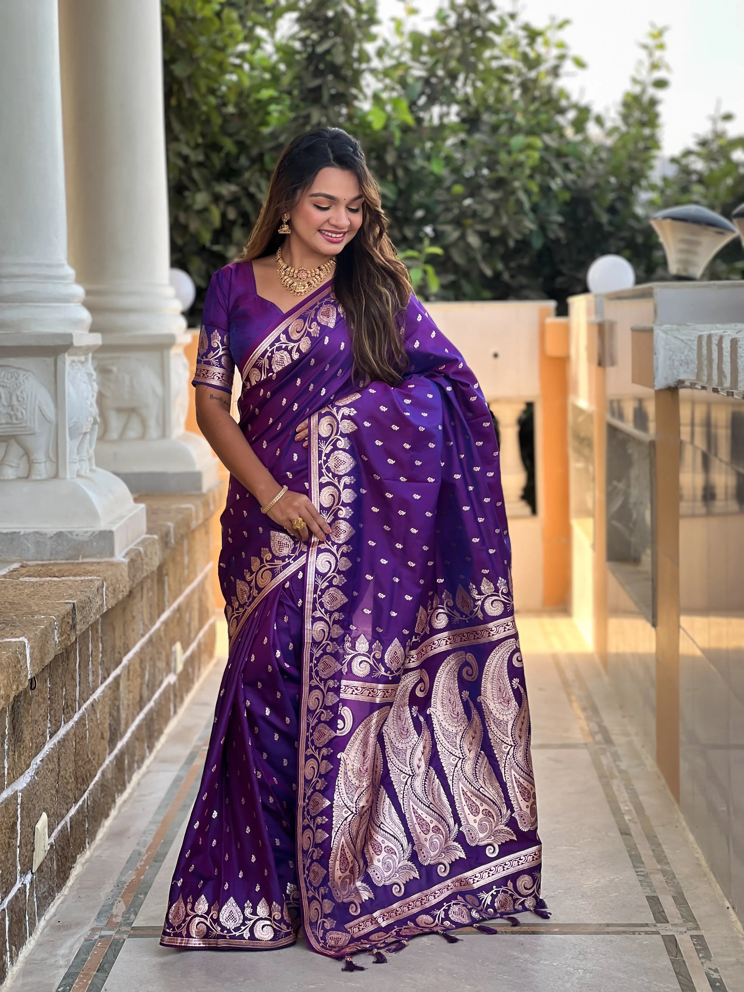 Soft Silk Banarasi Rich Pallu Saree