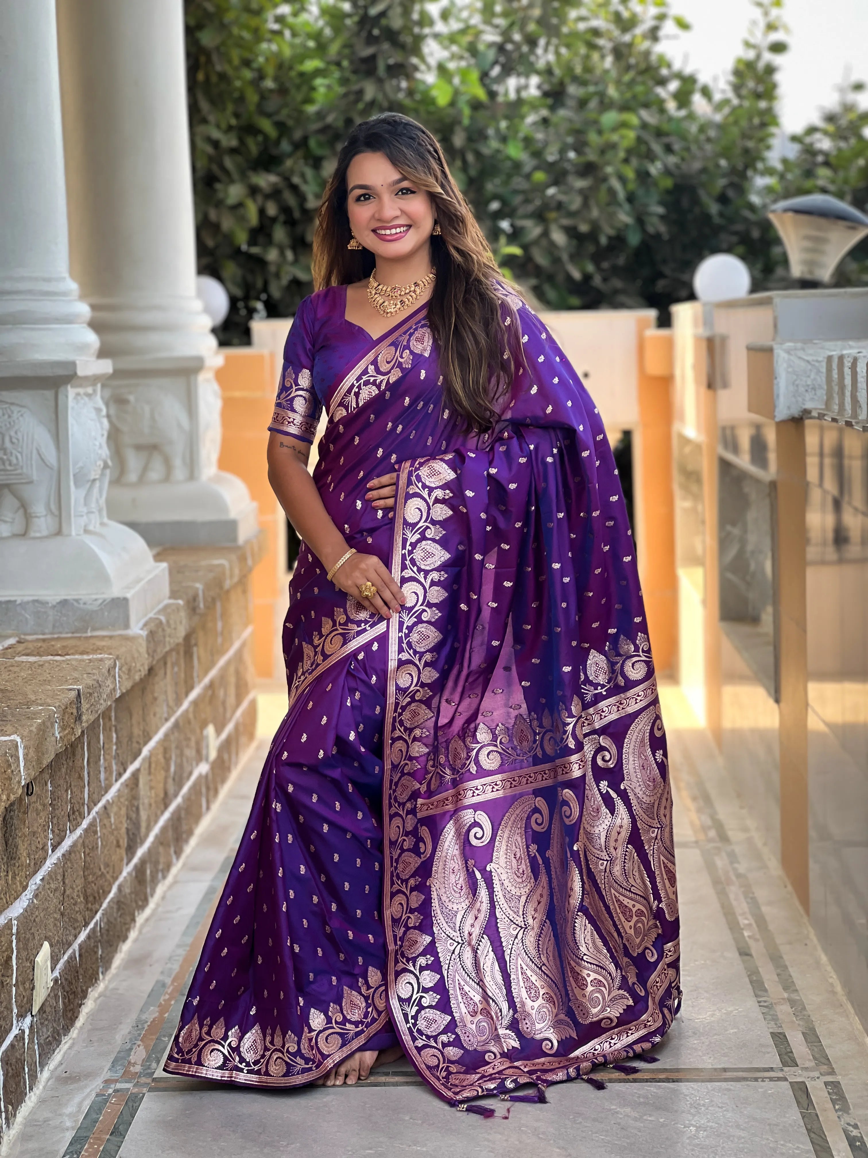 Soft Silk Banarasi Rich Pallu Saree