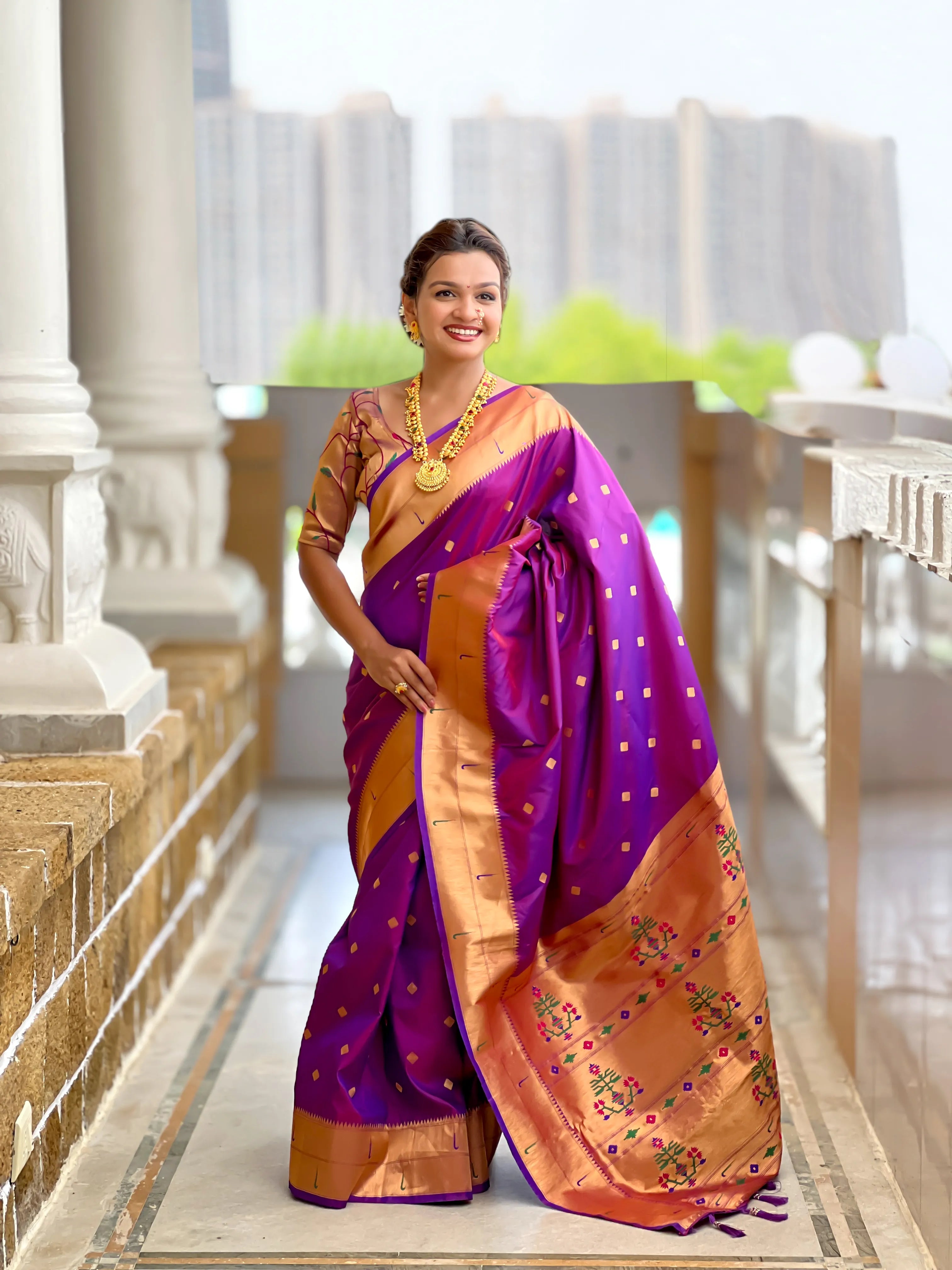 Soft Silk Designer Paithani Saree