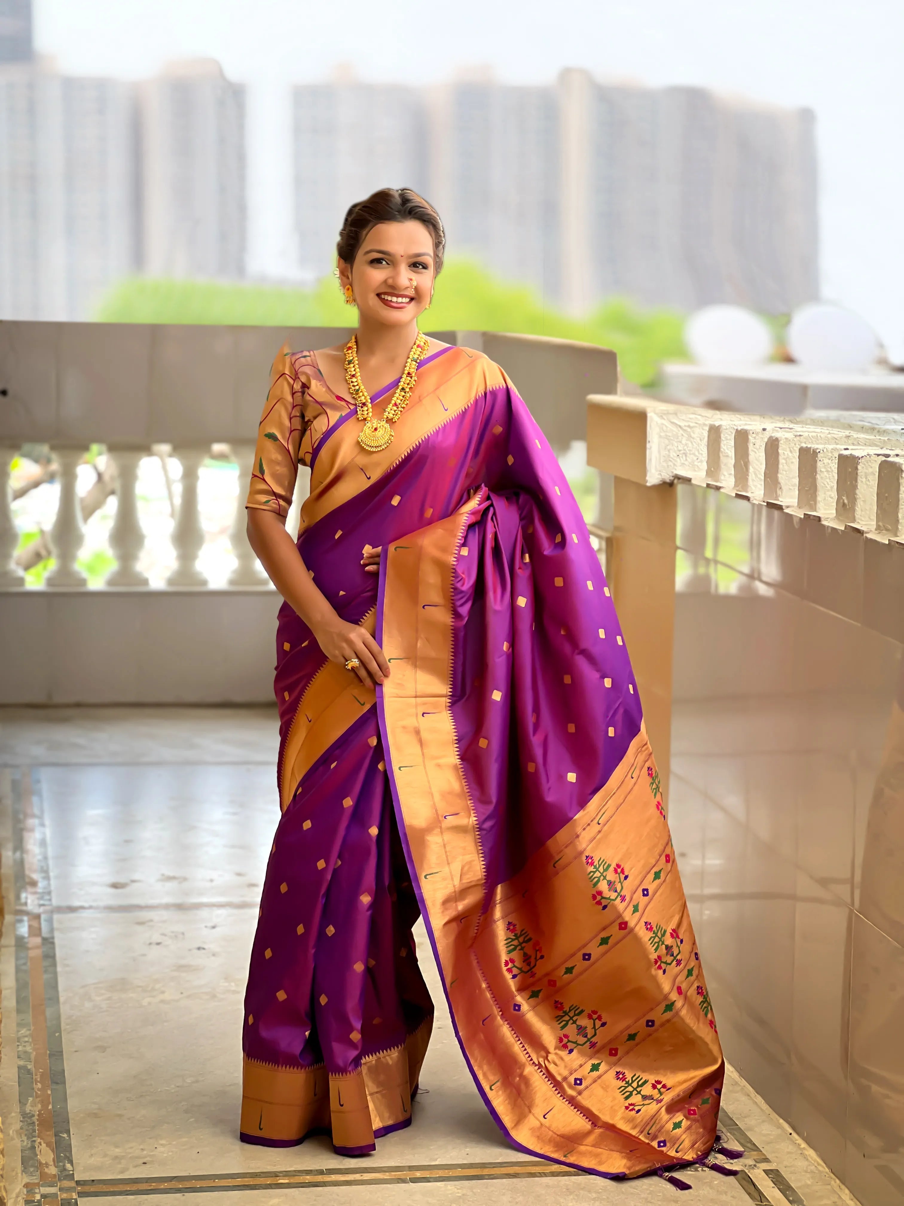 Soft Silk Designer Paithani Saree