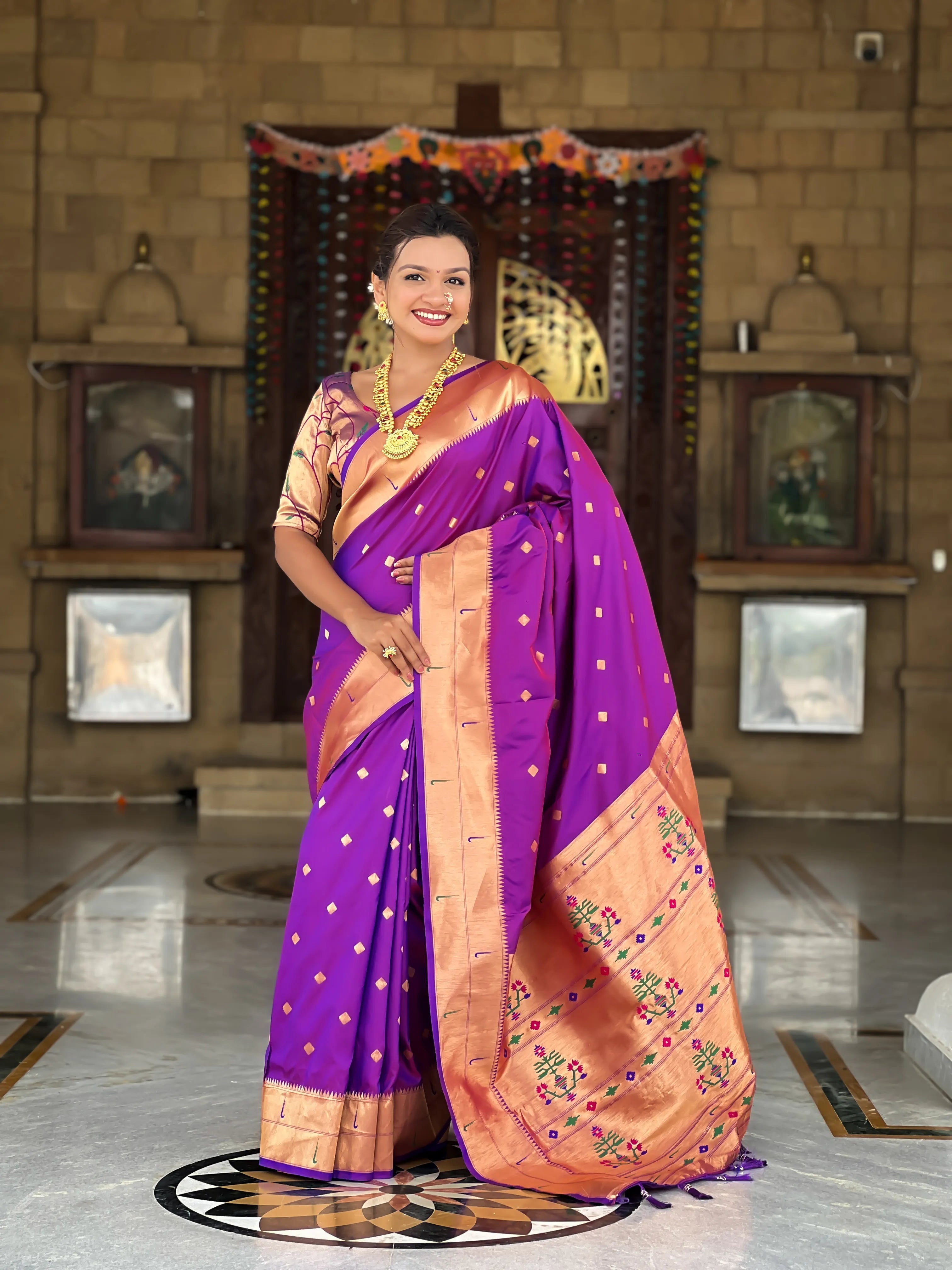 Soft Silk Designer Paithani Saree
