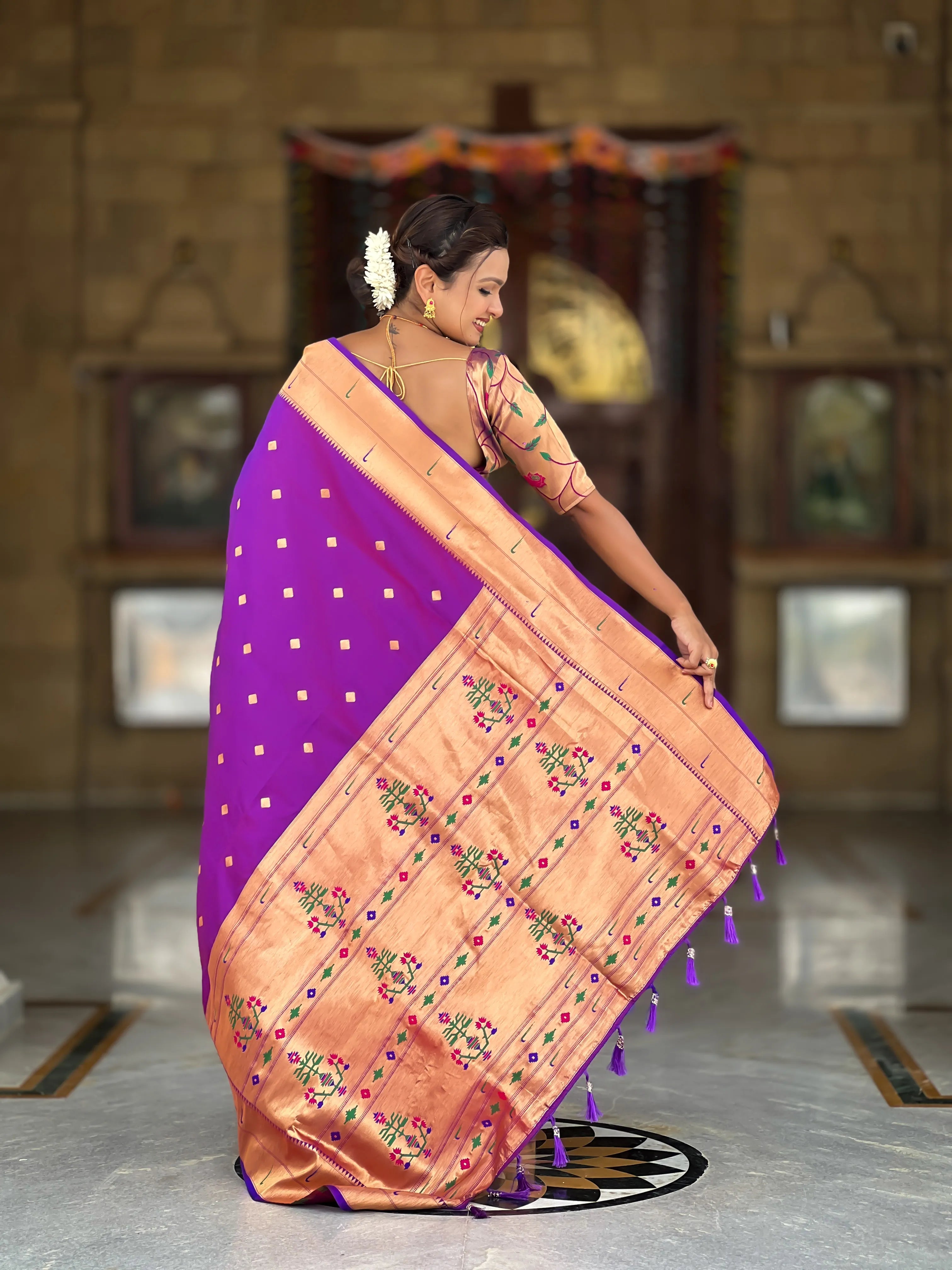 Soft Silk Designer Paithani Saree