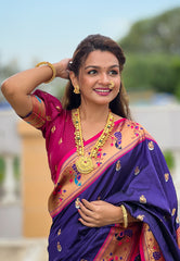 Soft Silk Swan Weaves Paithani Saree