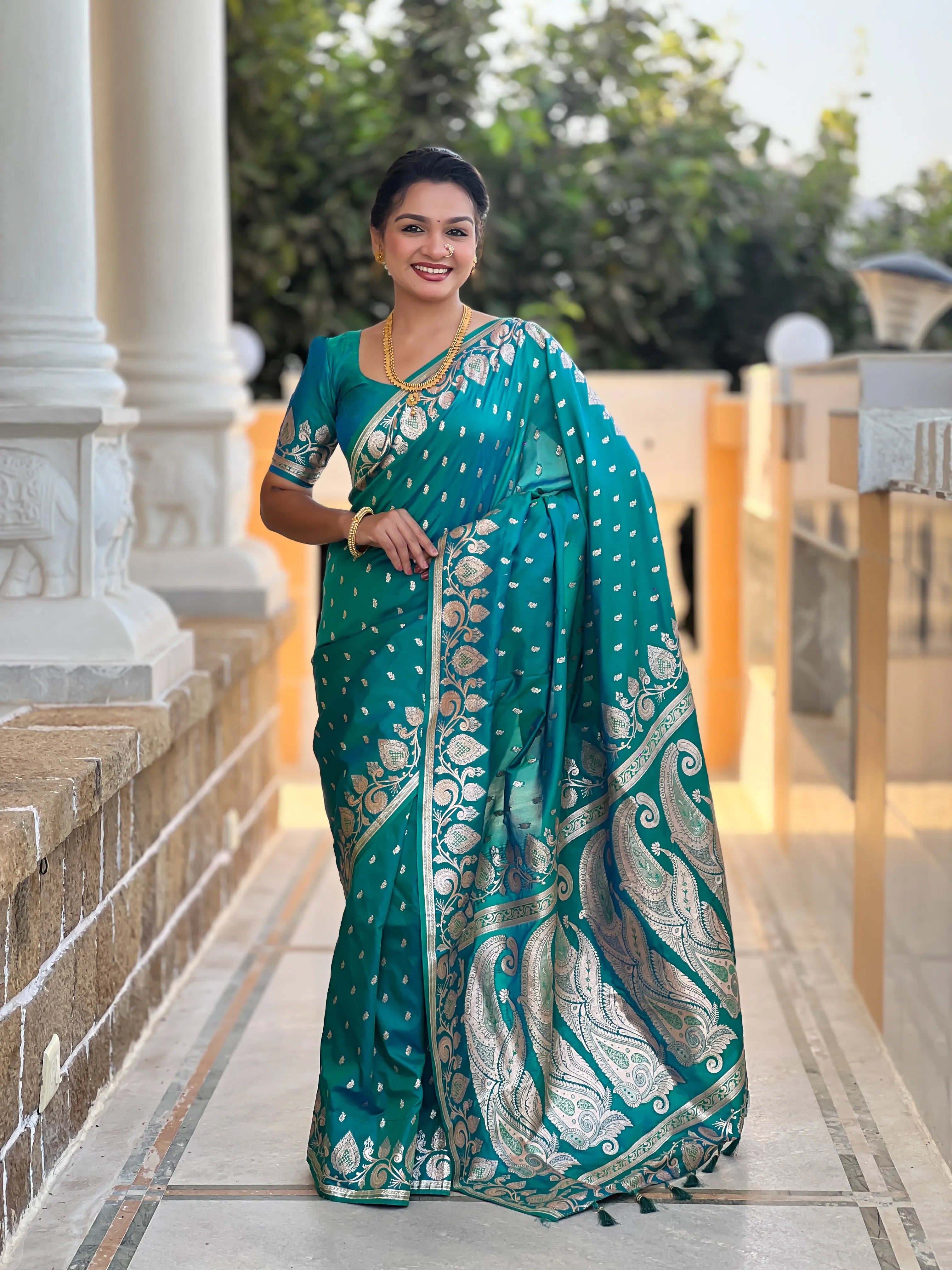 Soft Silk Banarasi Rich Pallu Saree