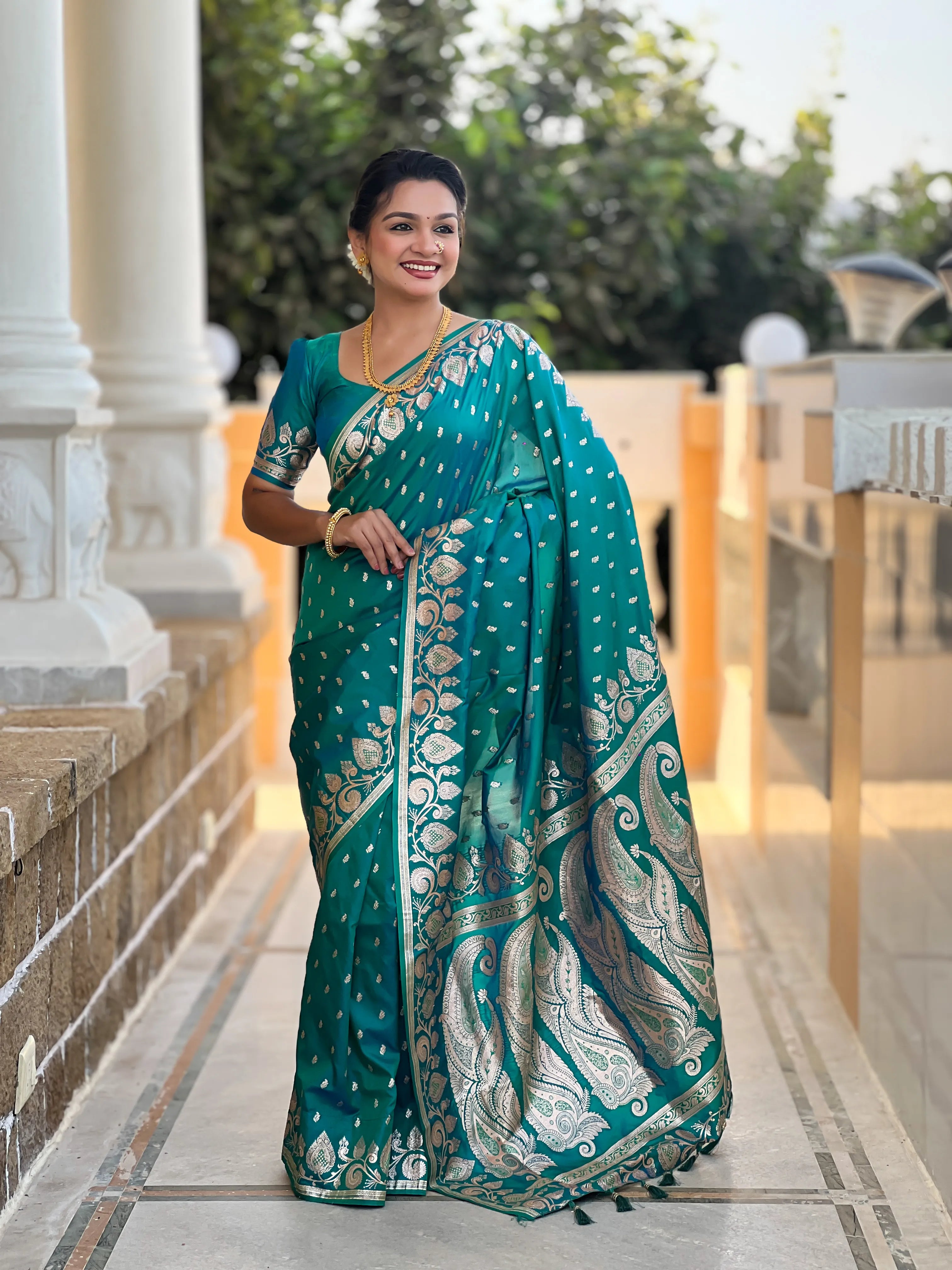Soft Silk Banarasi Rich Pallu Saree