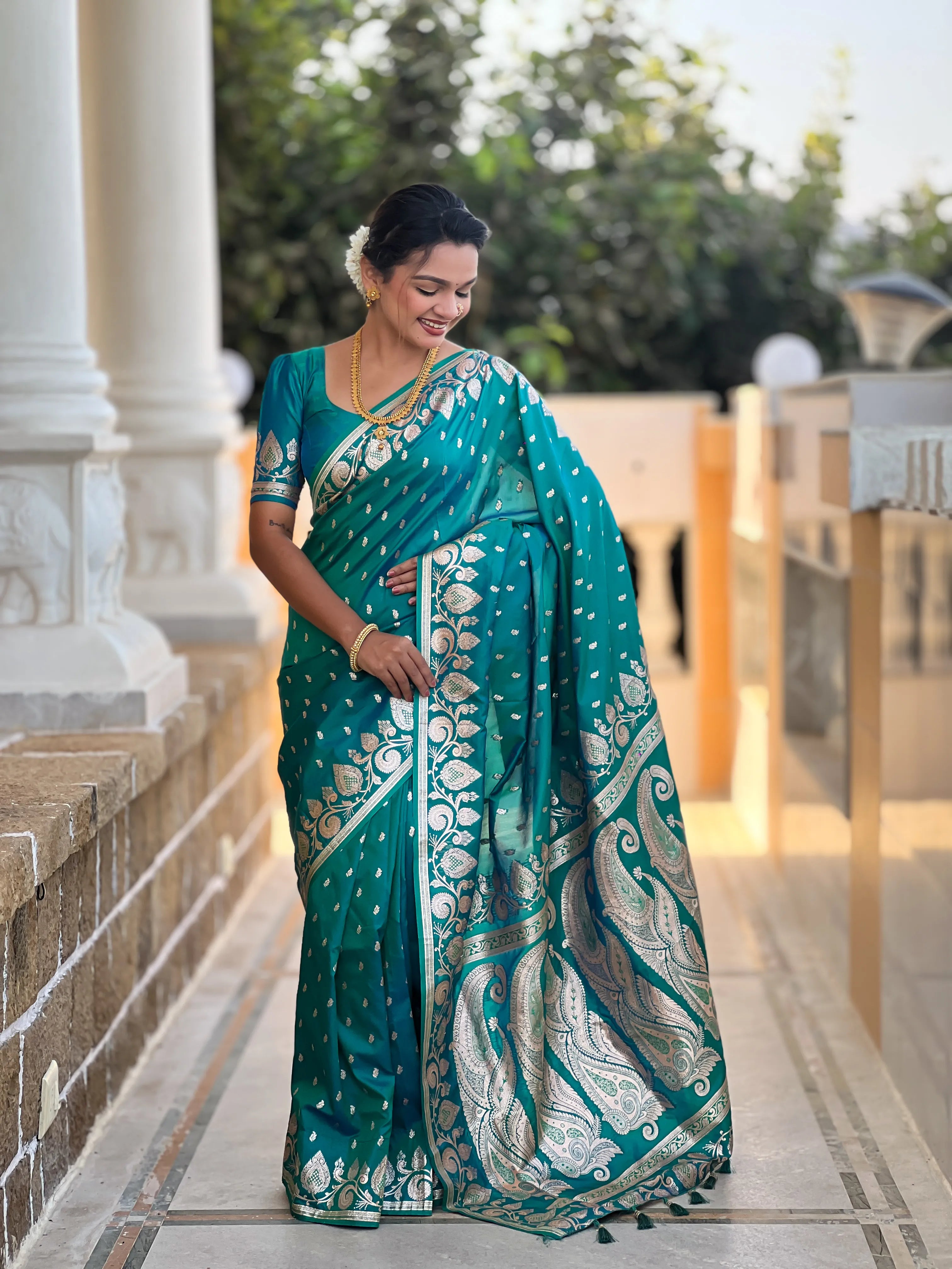 Soft Silk Banarasi Rich Pallu Saree