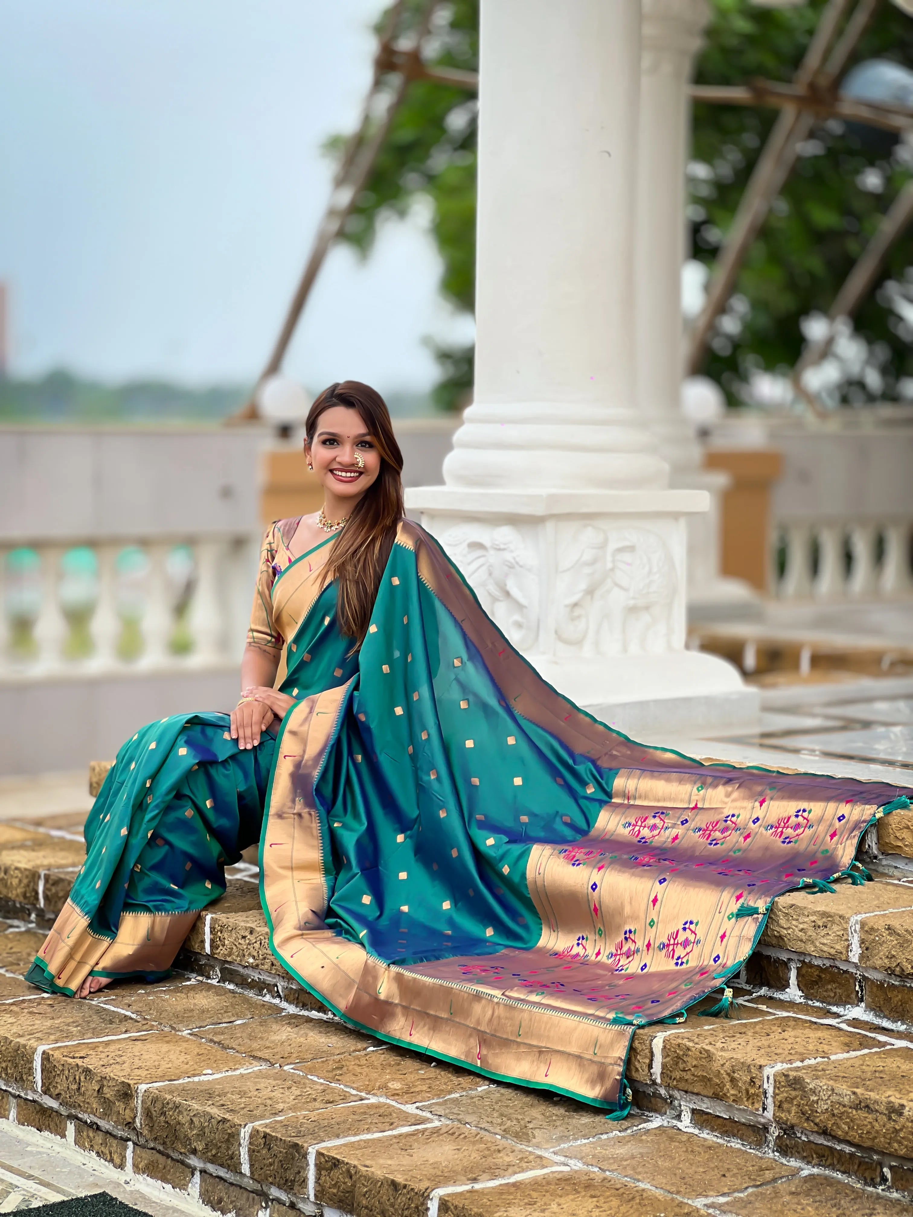 Soft Silk Designer Paithani Saree