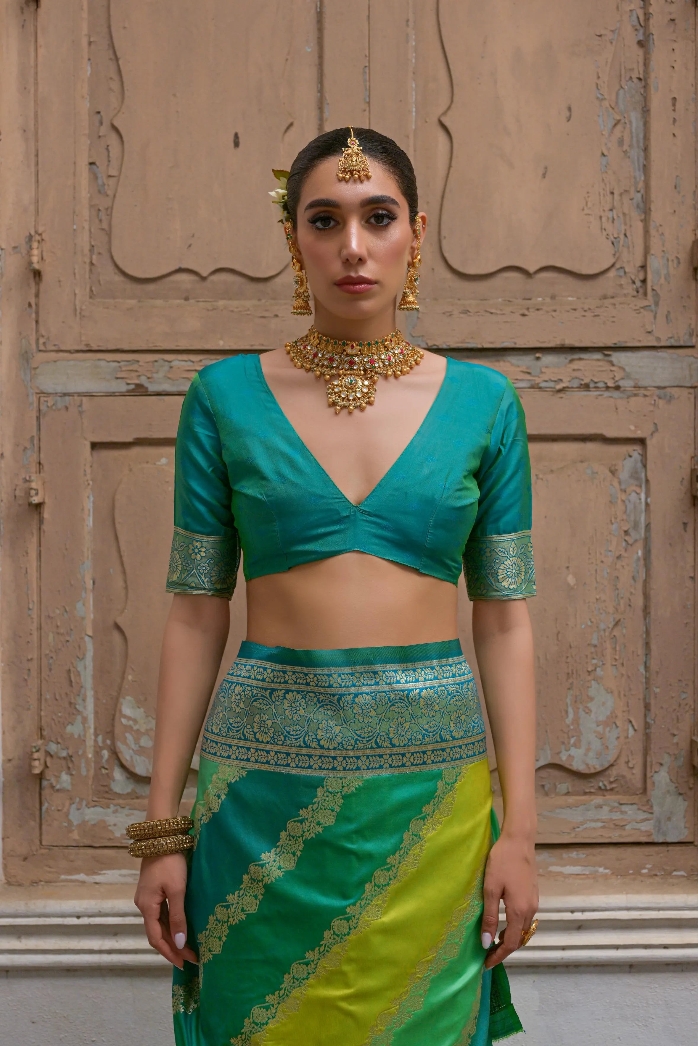 Banarasi Handlloom Rich Weaving Pallu Saree