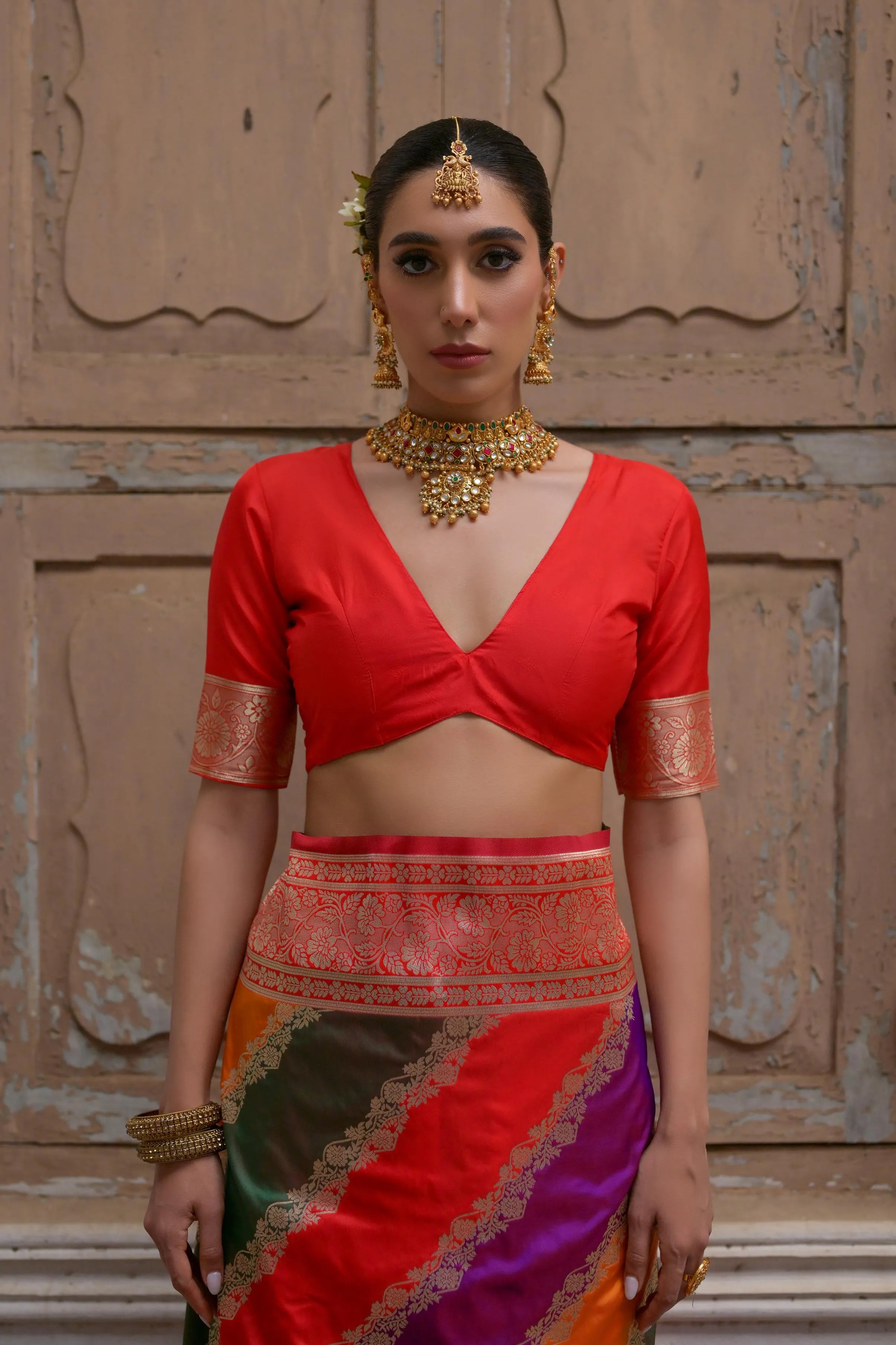 Banarasi Handlloom Rich Weaving Pallu Saree