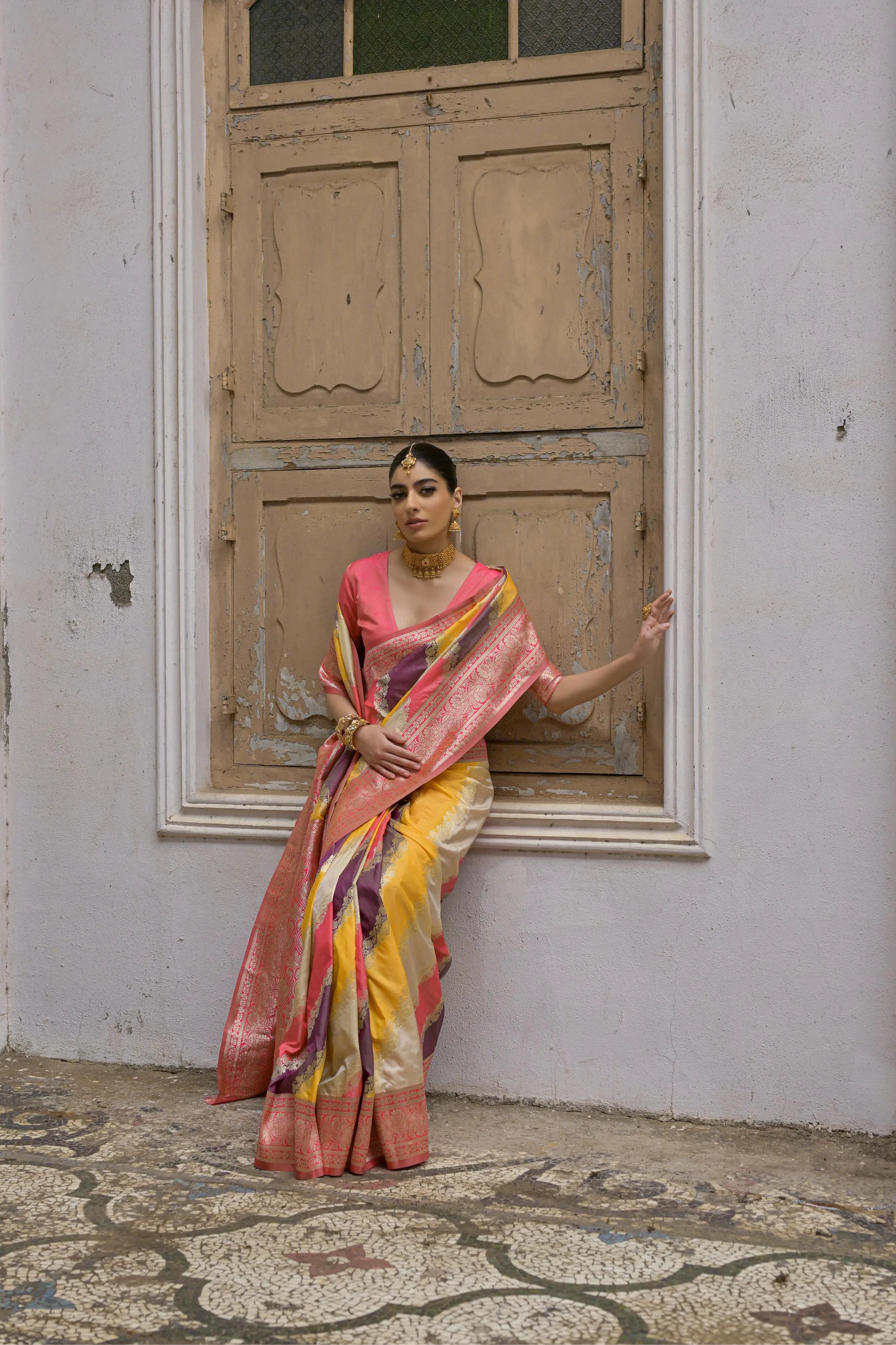 Banarasi Handlloom Rich Weaving Pallu Saree