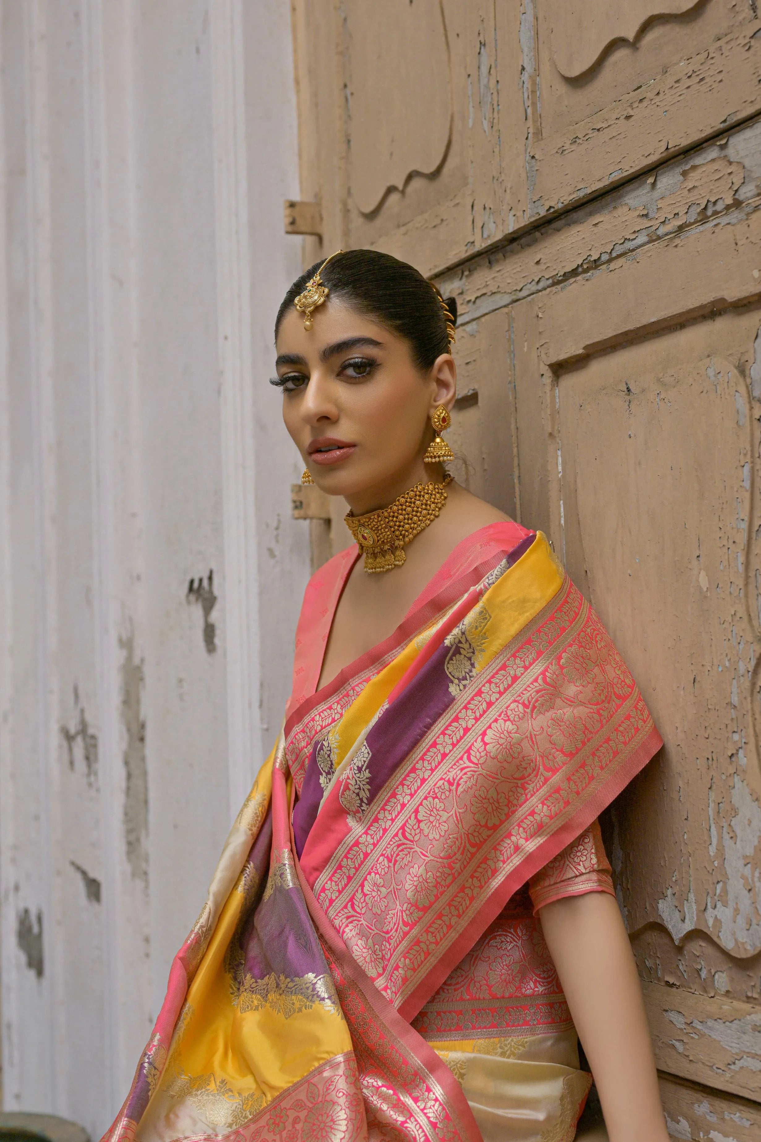 Banarasi Handlloom Rich Weaving Pallu Saree