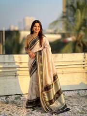 Soft Silk Rangoli Zari Saree – Traditional Edition
