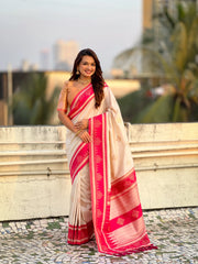Soft Silk Rangoli Zari Saree – Traditional Edition