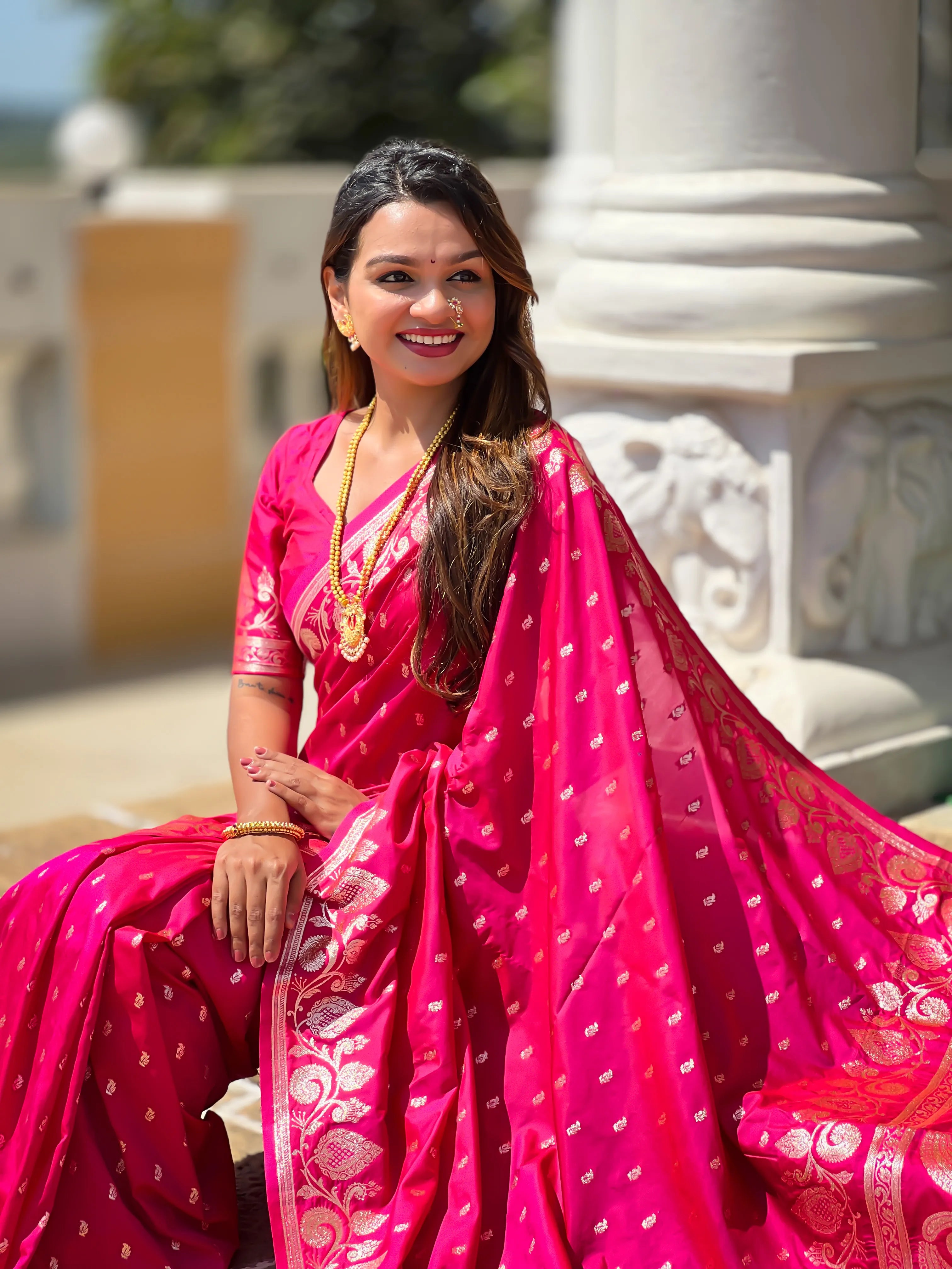 Soft Silk Banarasi Rich Pallu Saree